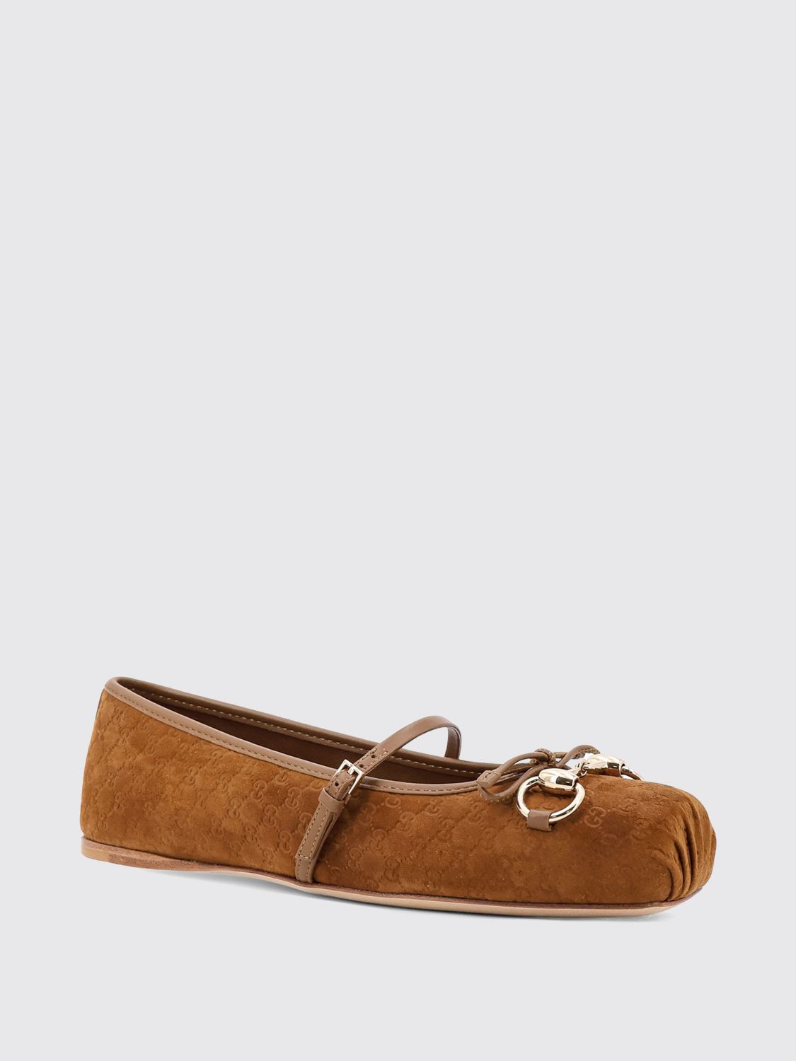 Gucci Ballet Flats Woman Brown