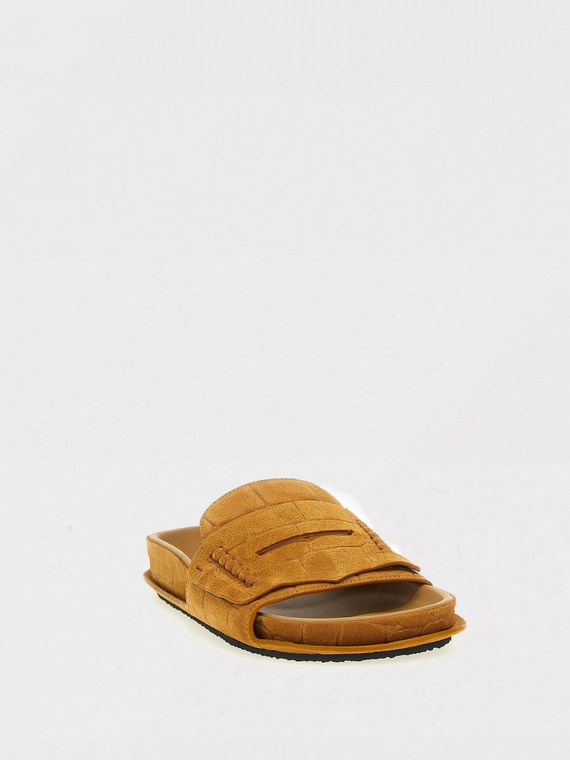 Jacquemus Flat Sandals Woman Brown