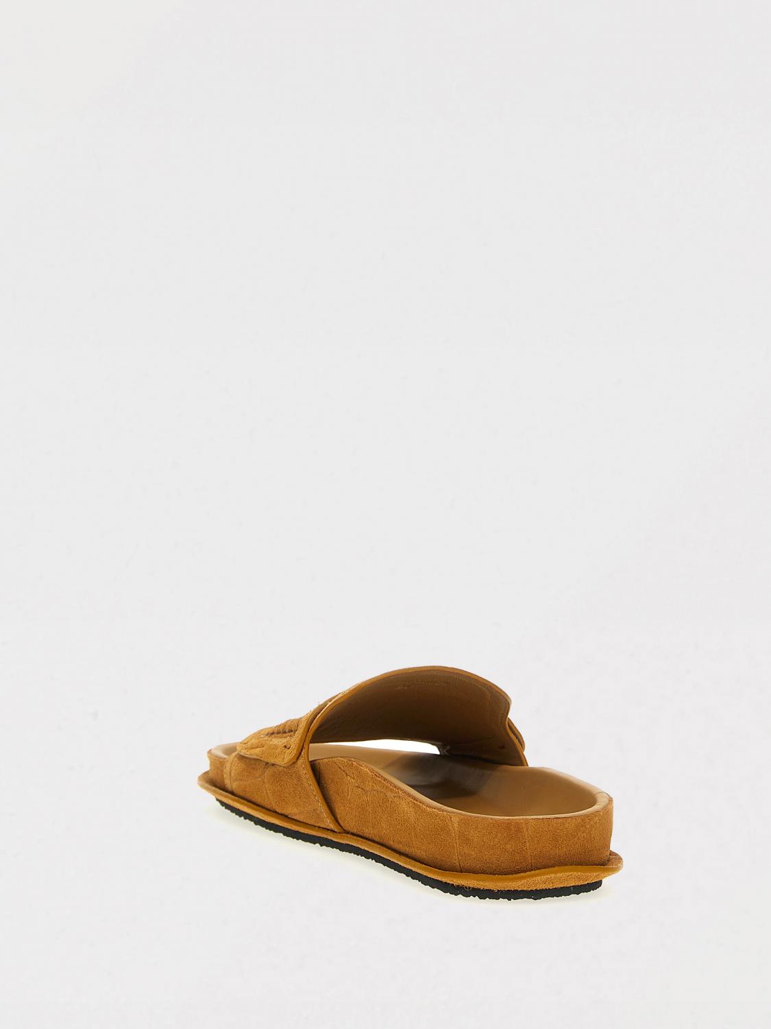 Jacquemus Flat Sandals Woman Brown