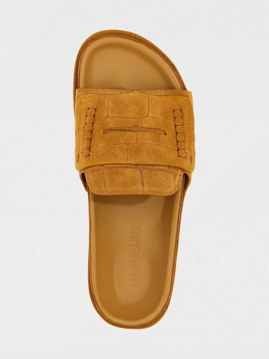 Jacquemus Flat Sandals Woman Brown