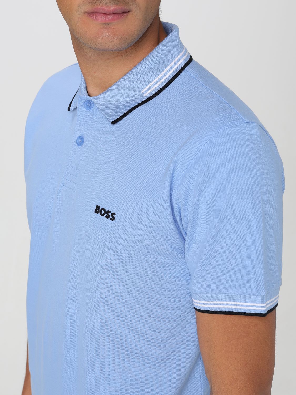 Boss Polo Shirt Men Black