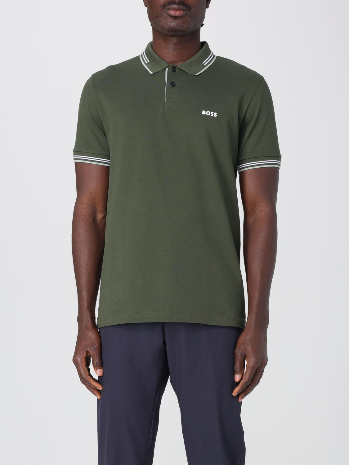 Boss Polo Shirt Men Black