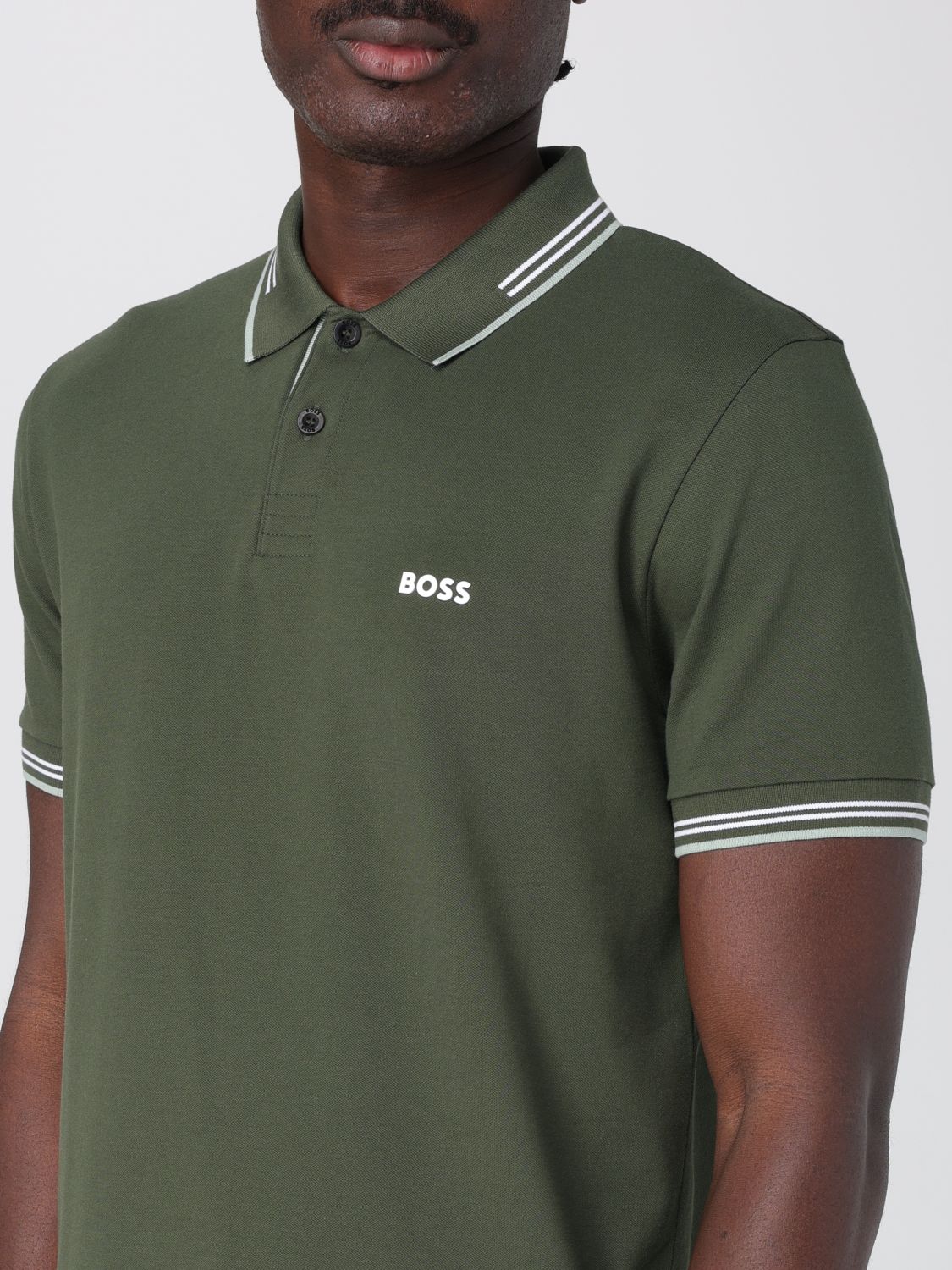 Boss Polo Shirt Men Black