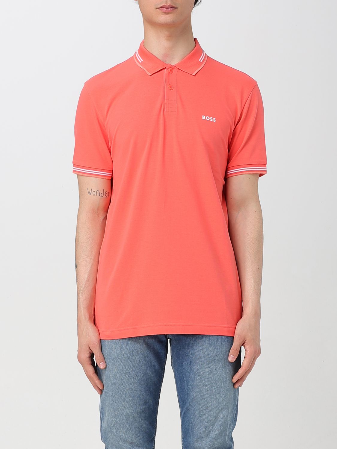 Boss Polo Shirt Men Black