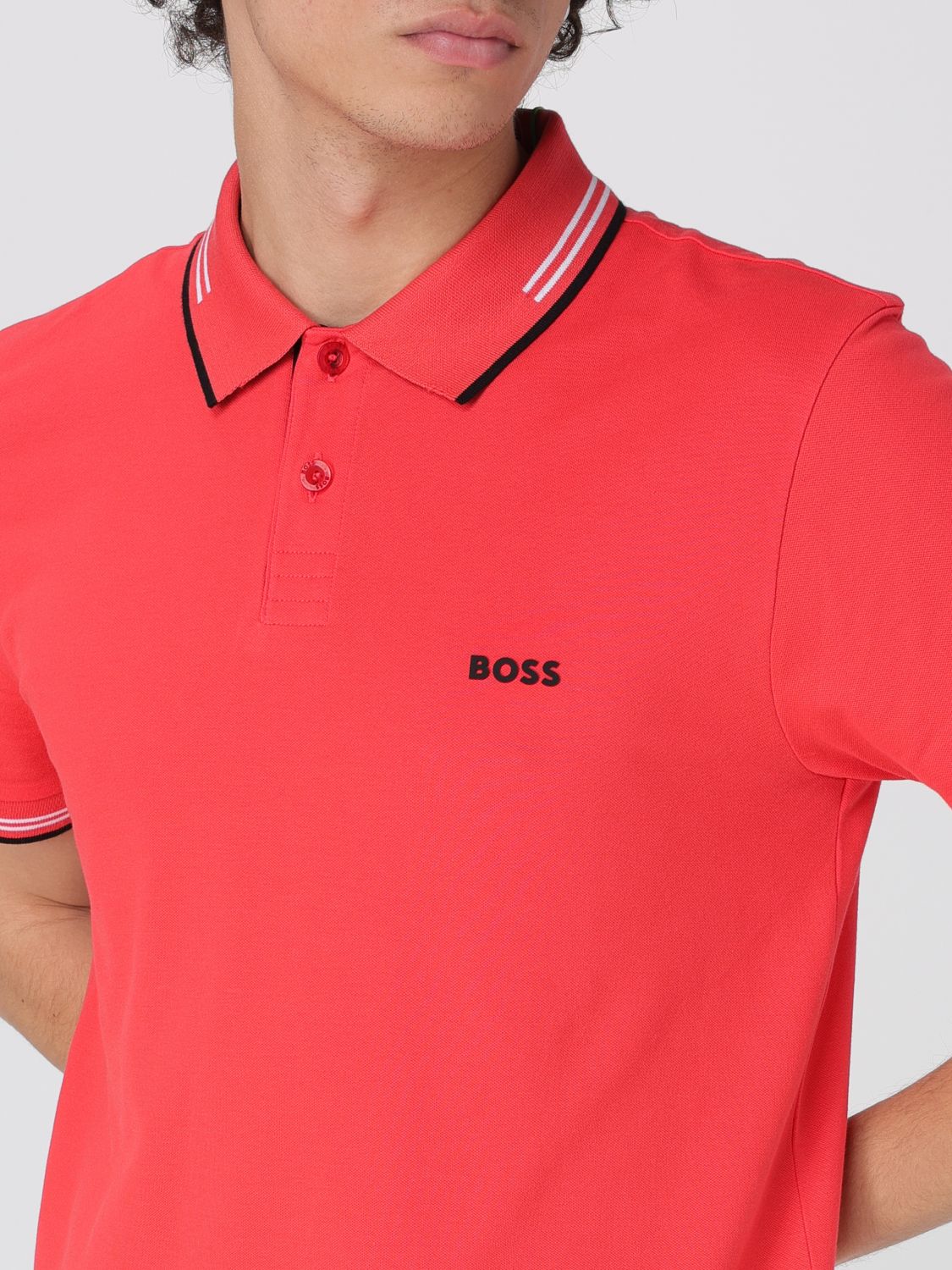 Boss Polo Shirt Men Black