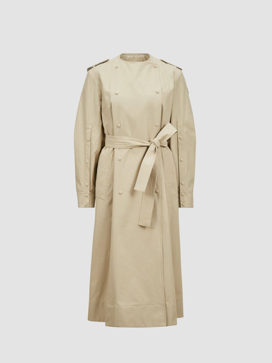 Moncler Coat Woman Beige