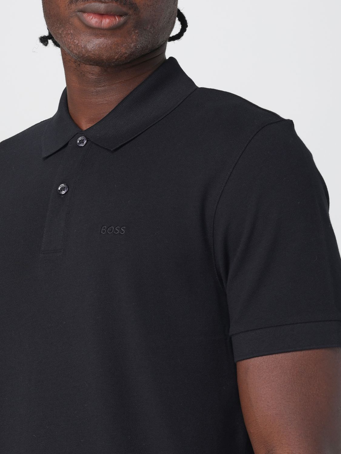 Boss Polo Shirt Men Black