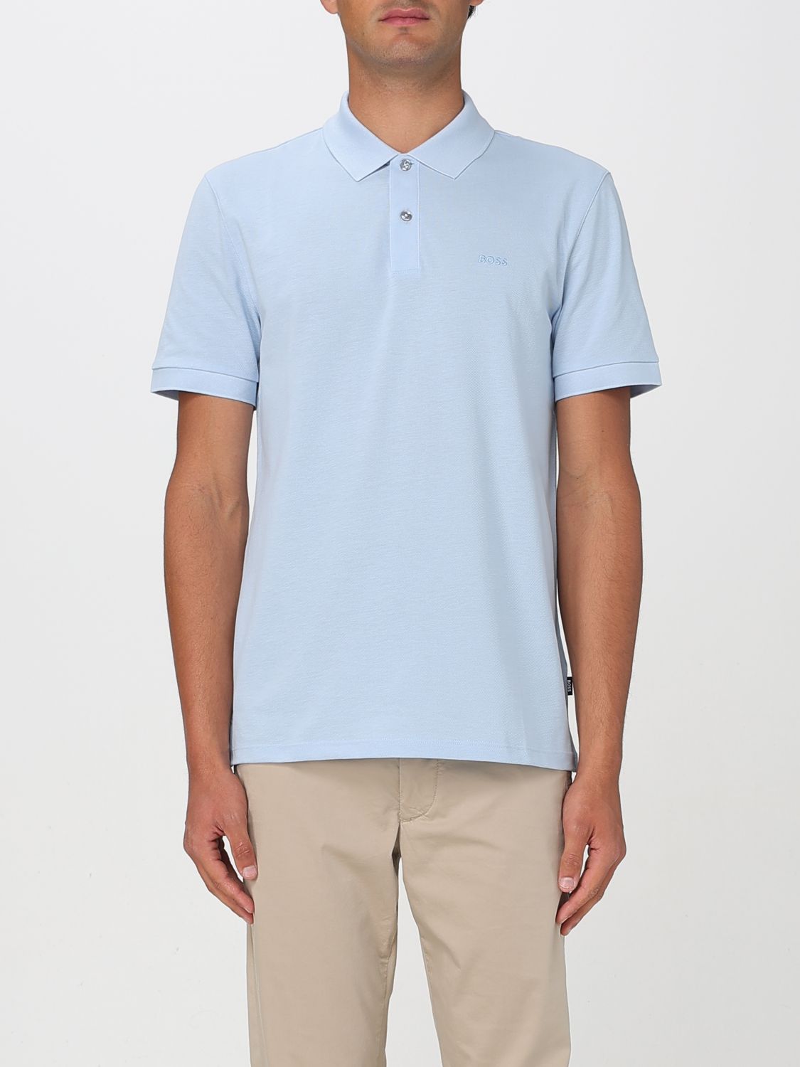 Boss Polo Shirt Men Beige