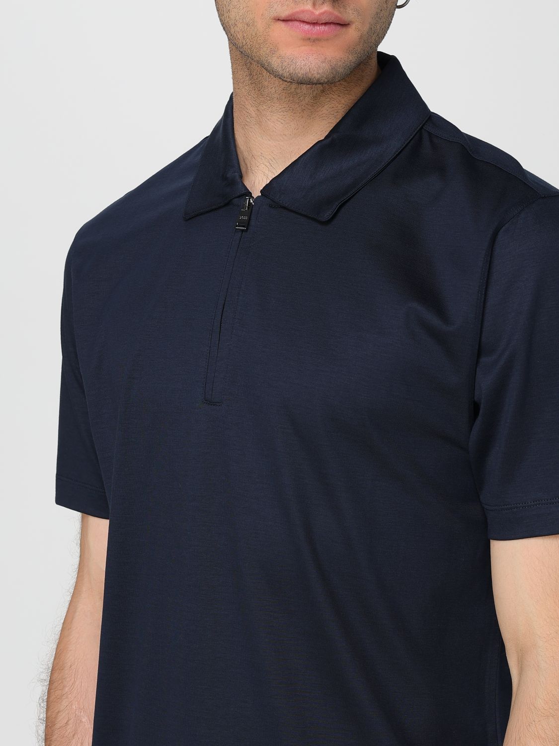 Boss Polo Shirt Men Blue