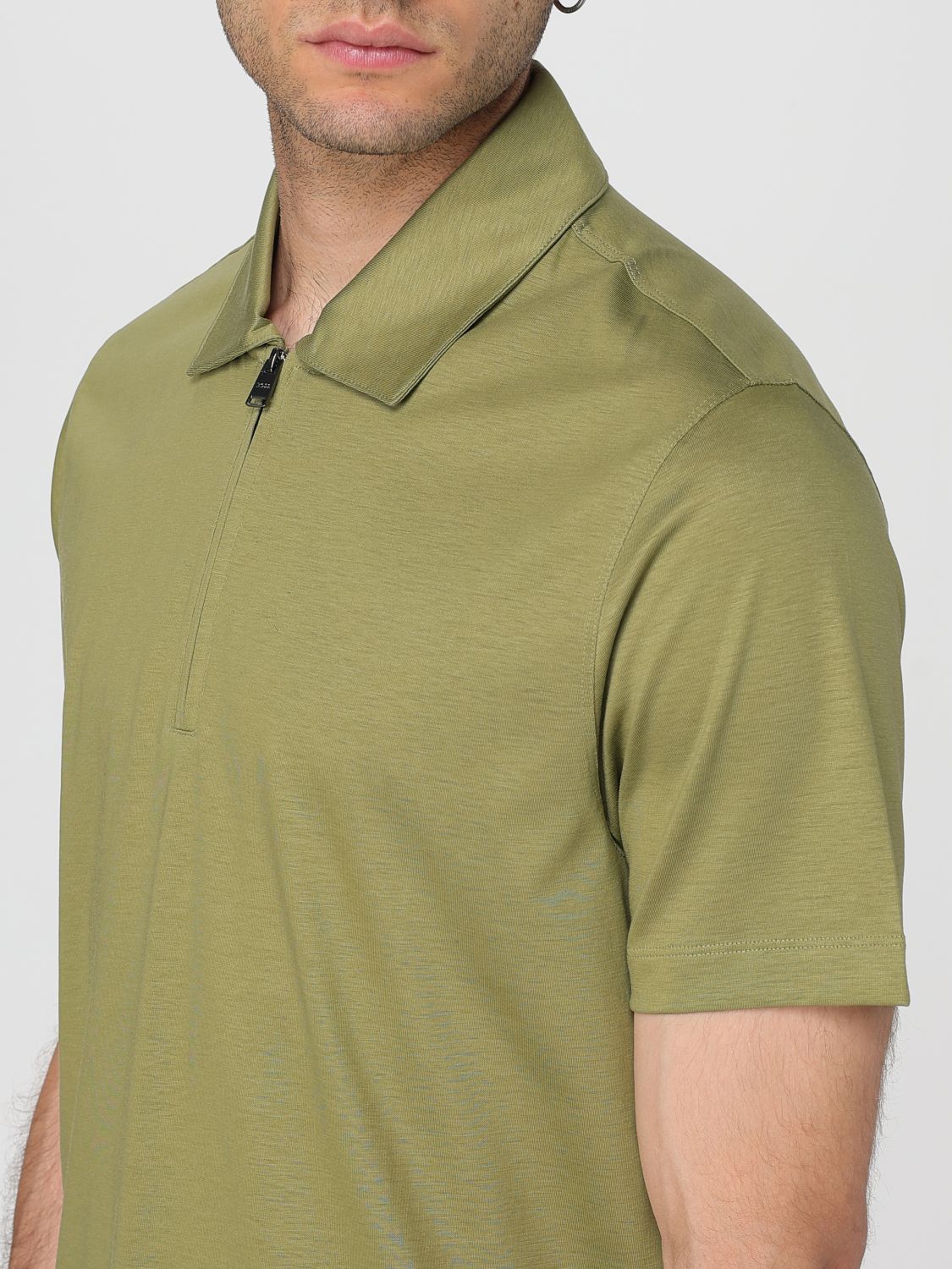 Boss Polo Shirt Men Blue