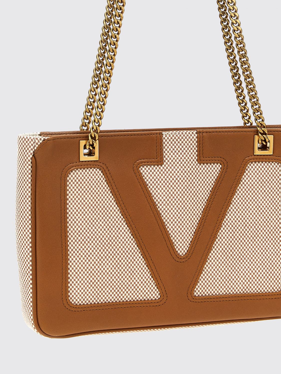 Valentino Tote Bags Woman Natural