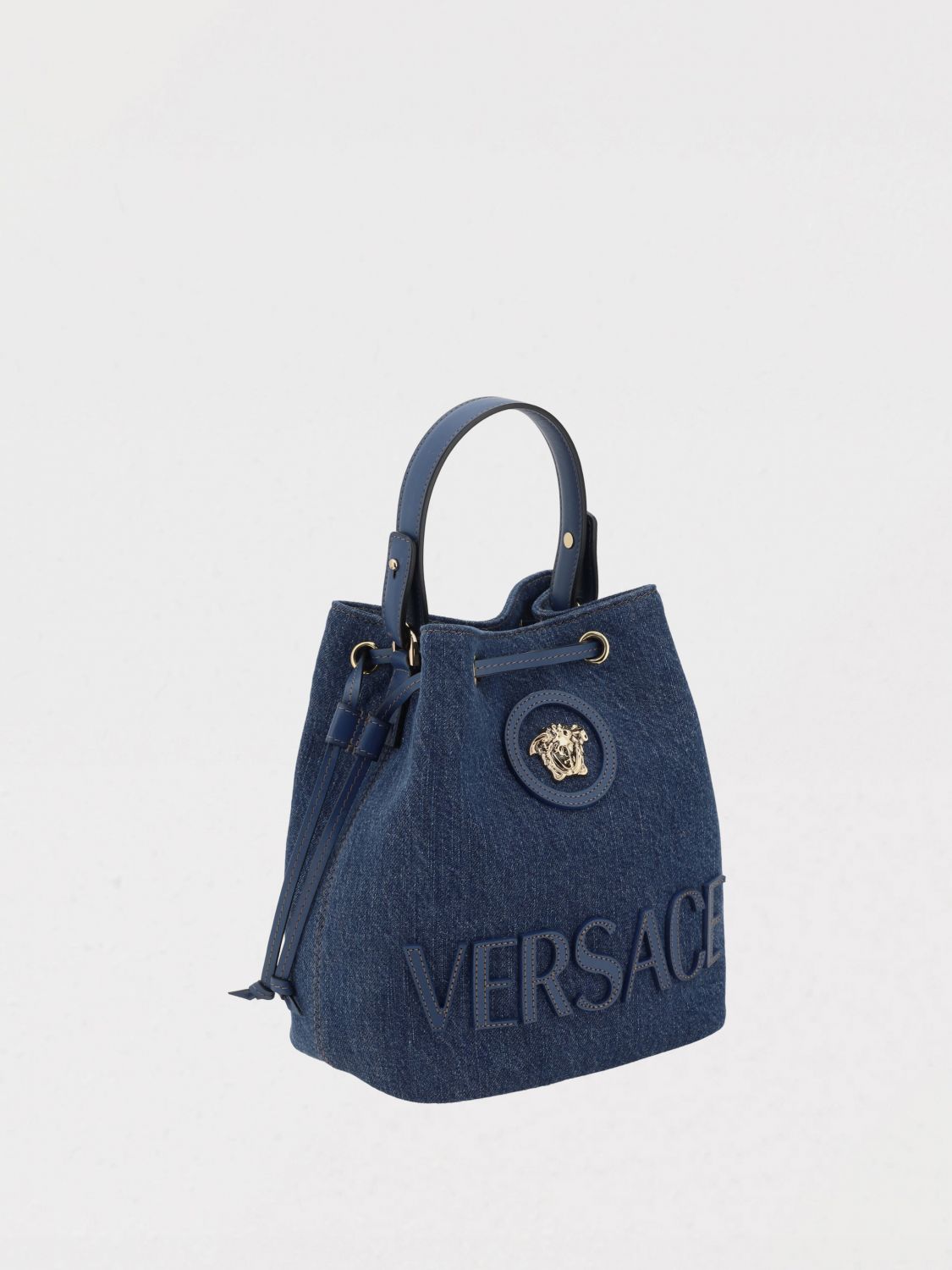 Versace Handbag Woman Navy