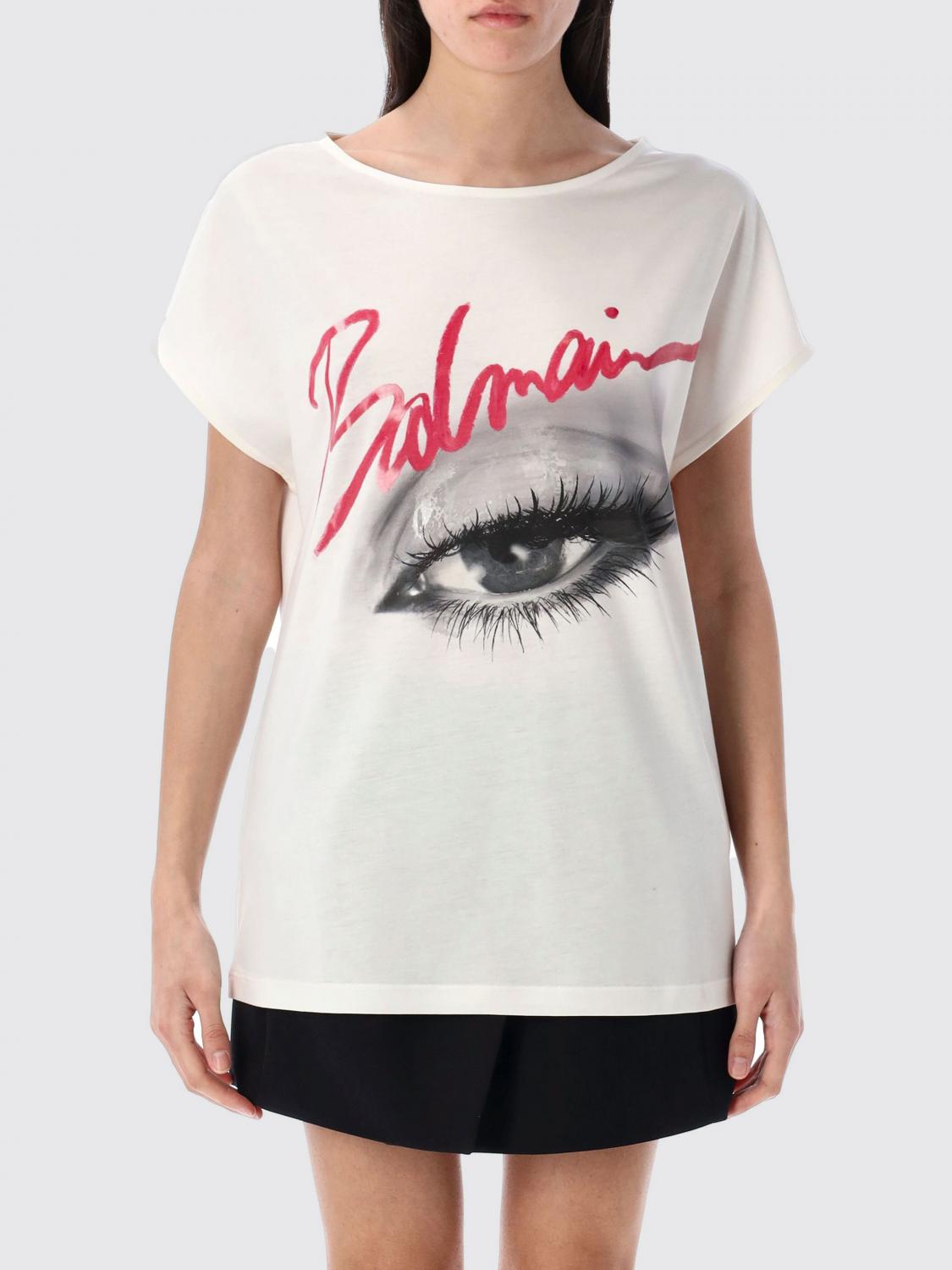 Balmain T Shirt Woman White