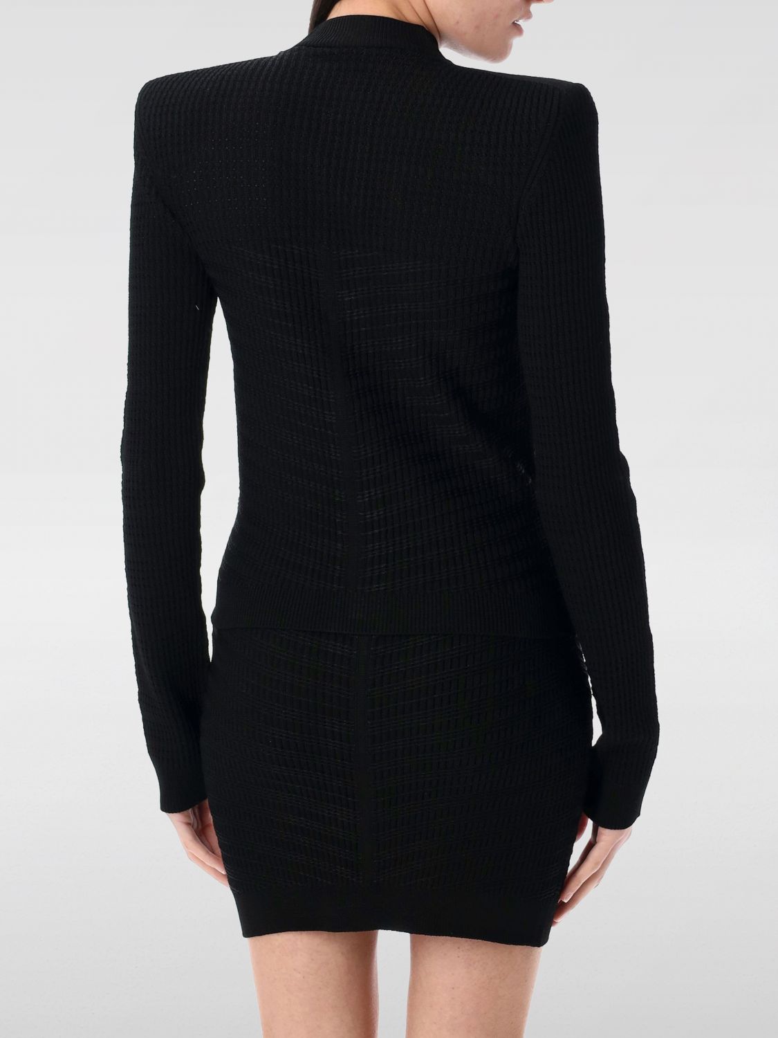 Balmain Cardigan Woman Black