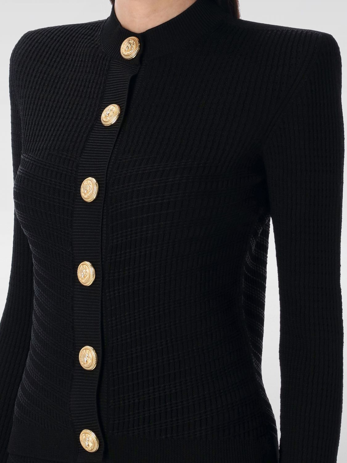 Balmain Cardigan Woman Black