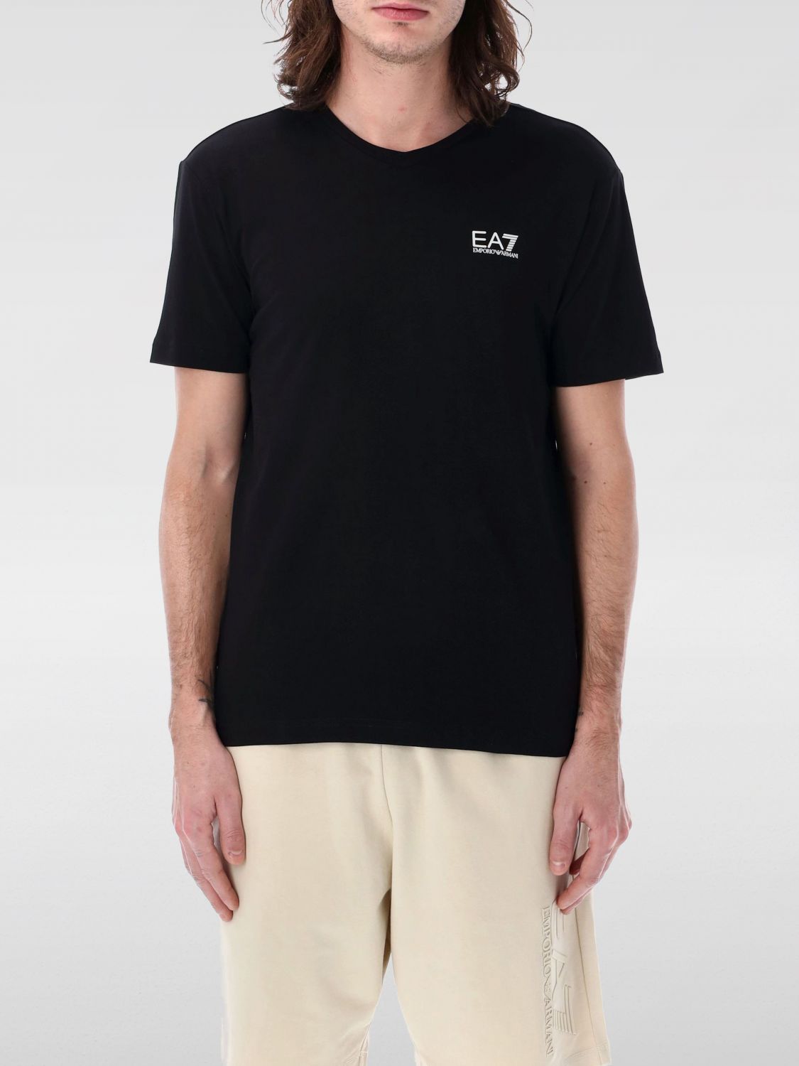 Ea7 T Shirt Men Black