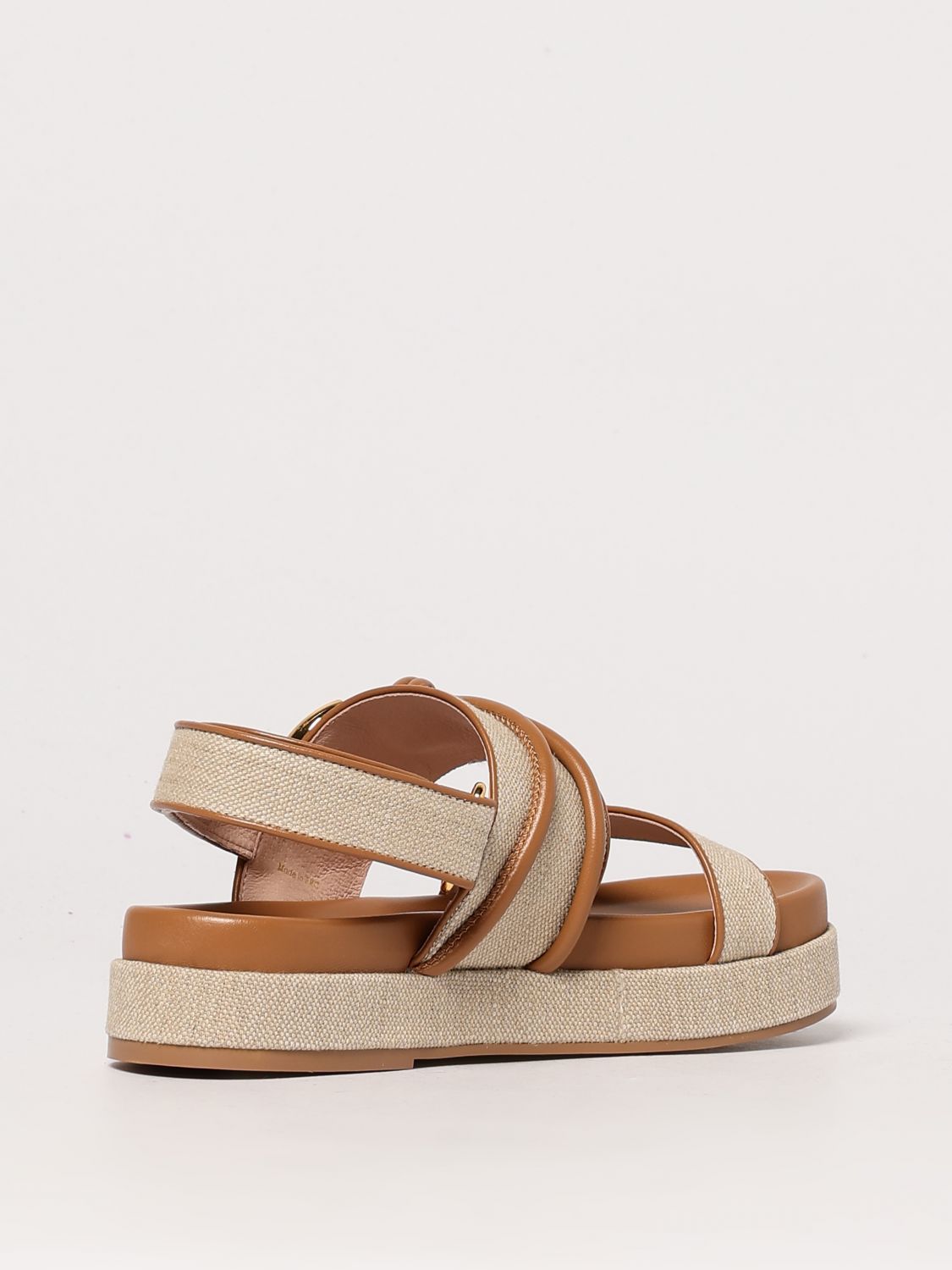 Coccinelle Flat Sandals Woman Natural