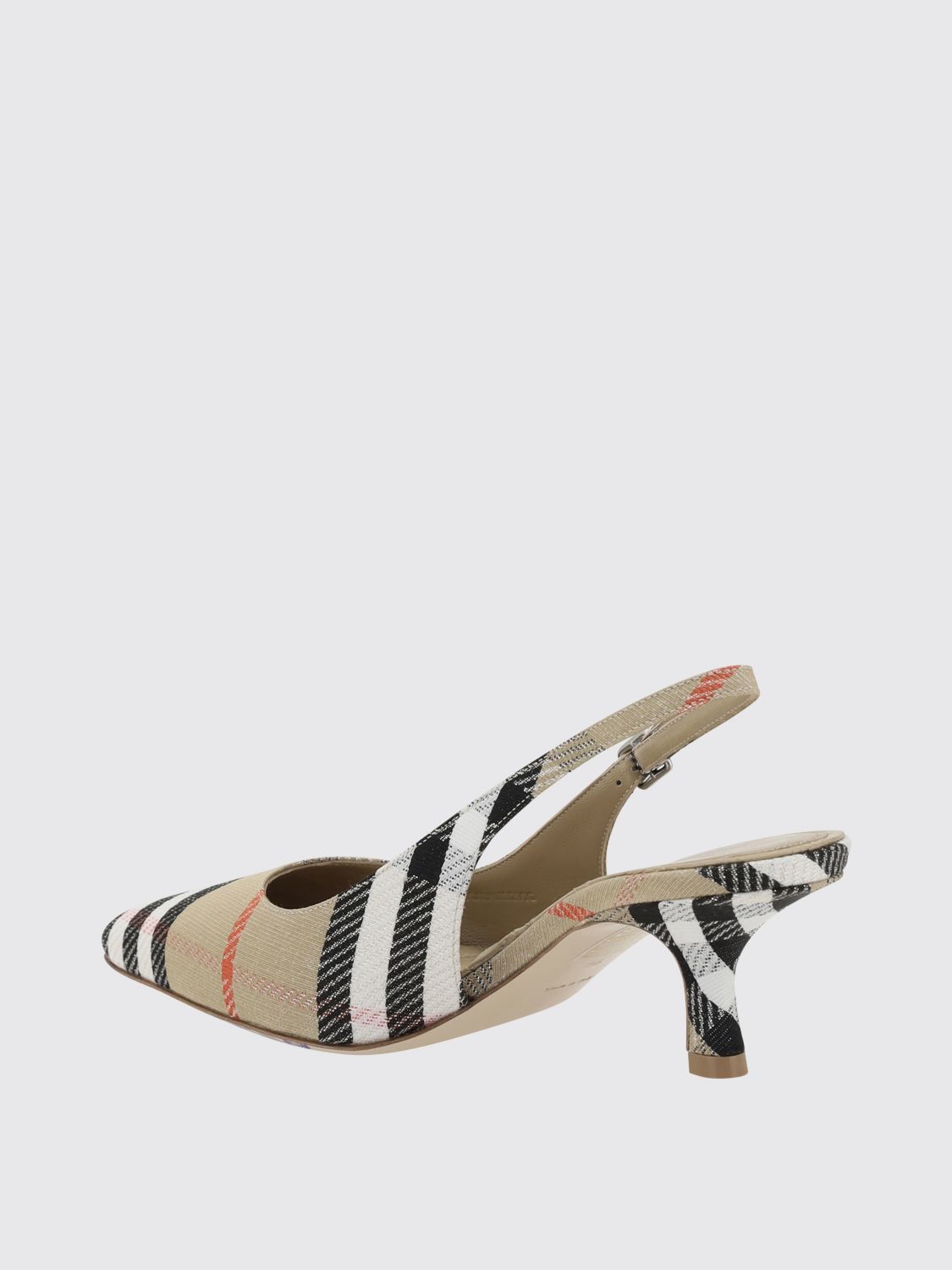 Burberry High Heel Shoes Woman Beige