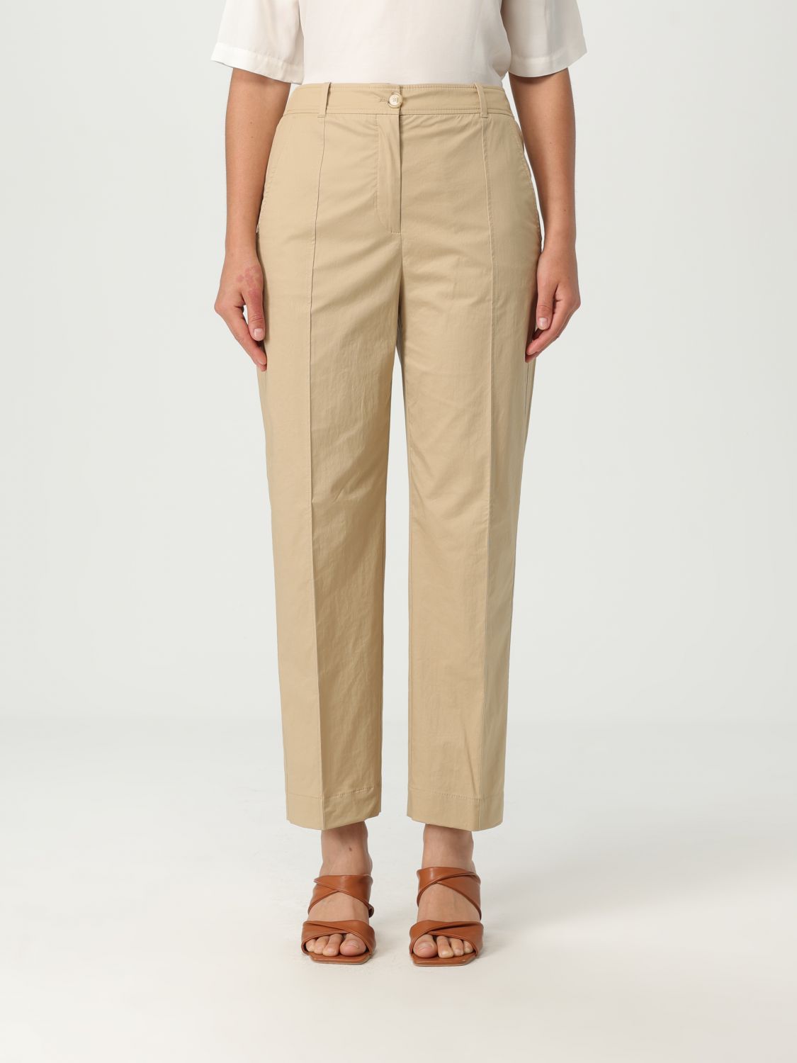 Boss Pants Woman Beige