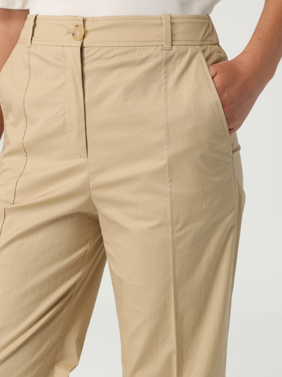 Boss Pants Woman Beige
