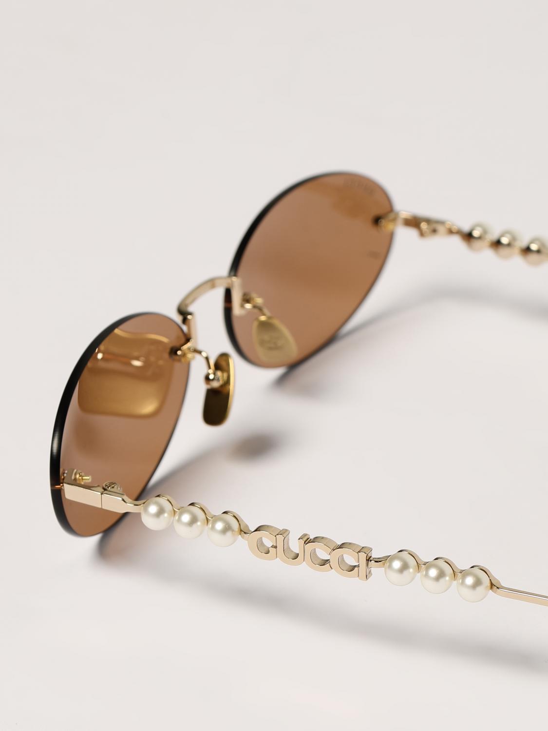 Gucci Sunglasses Woman Gold