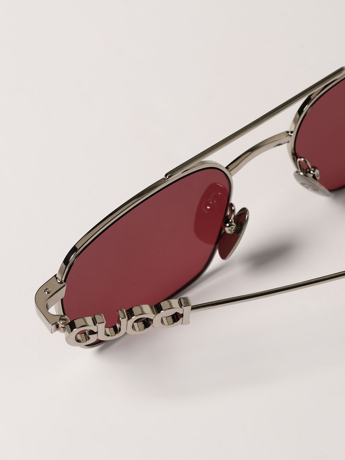 Gucci Sunglasses Woman Silver