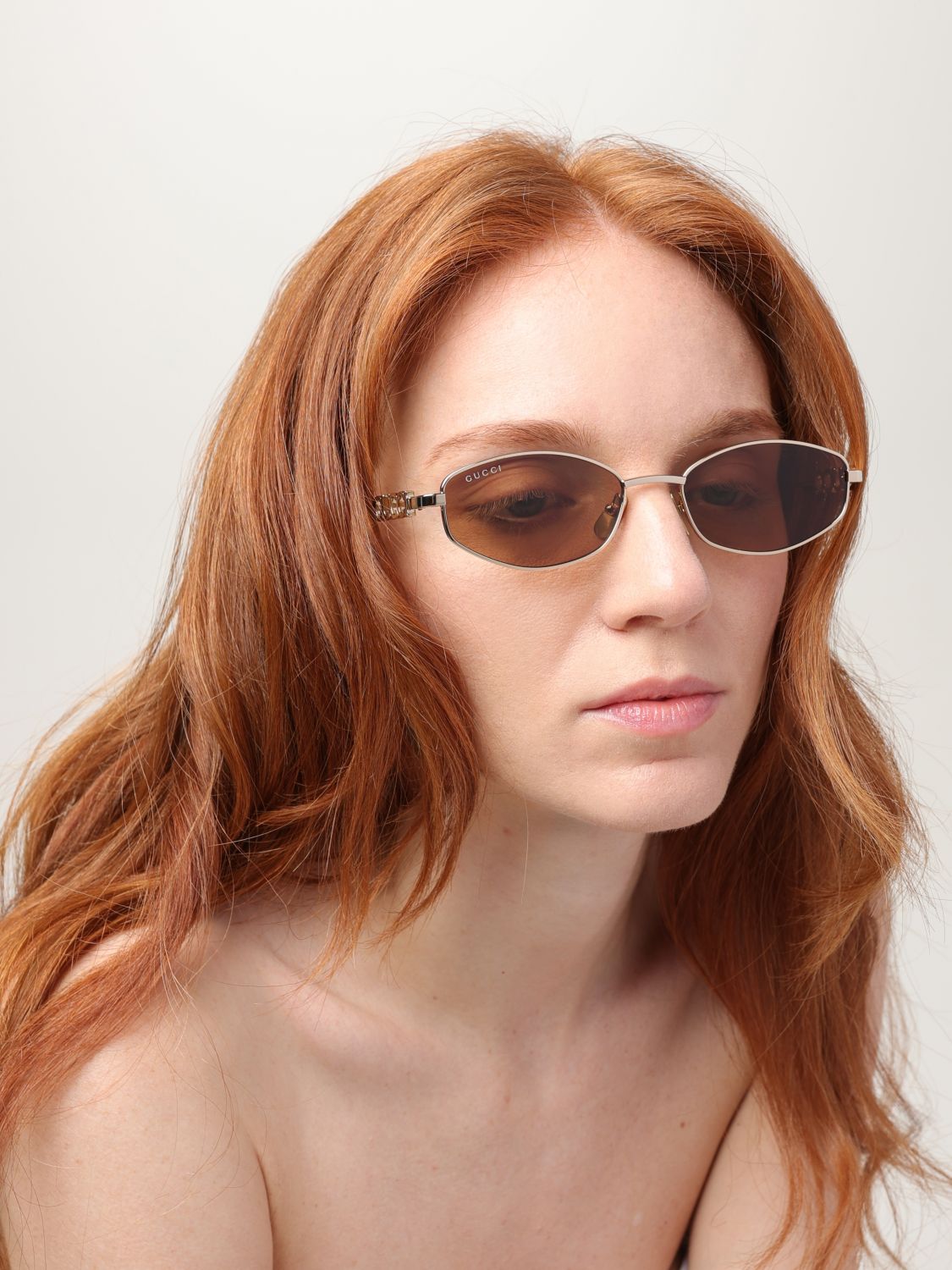 Gucci Sunglasses Woman Gold