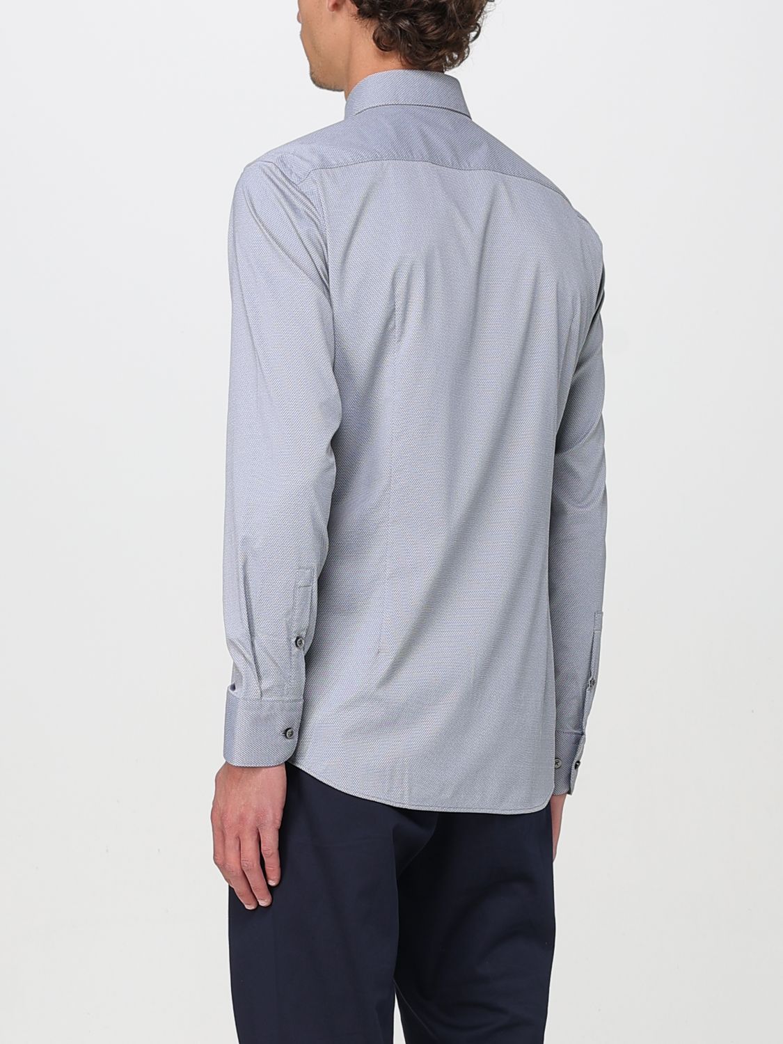 Boss Shirt Men Blue
