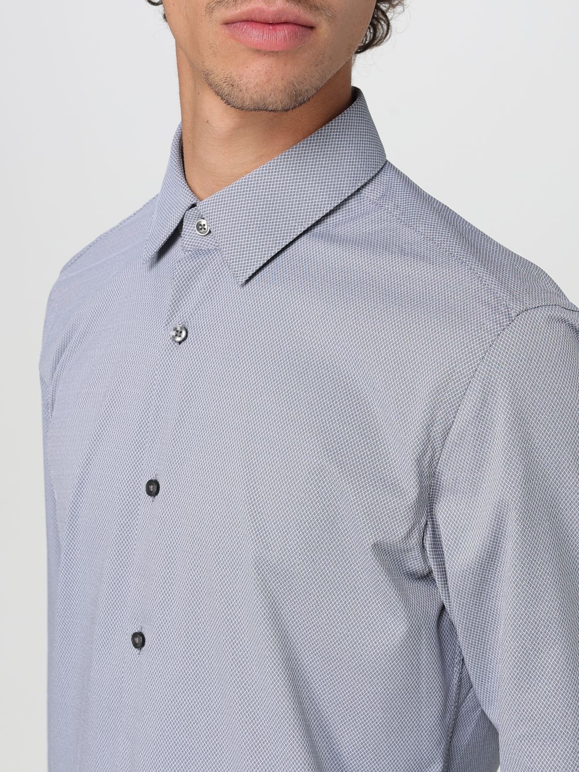 Boss Shirt Men Blue