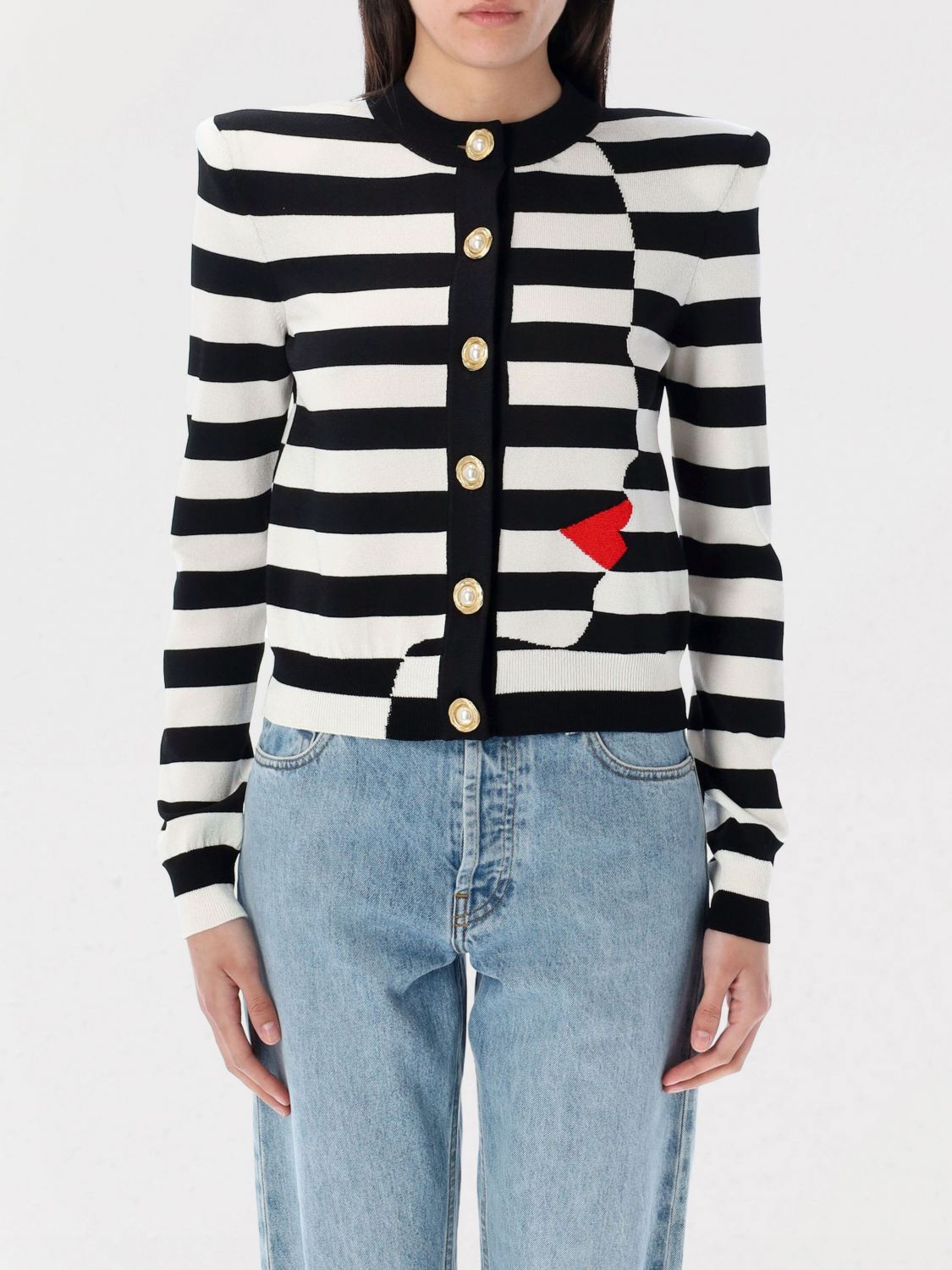 Balmain Cardigan Woman Black
