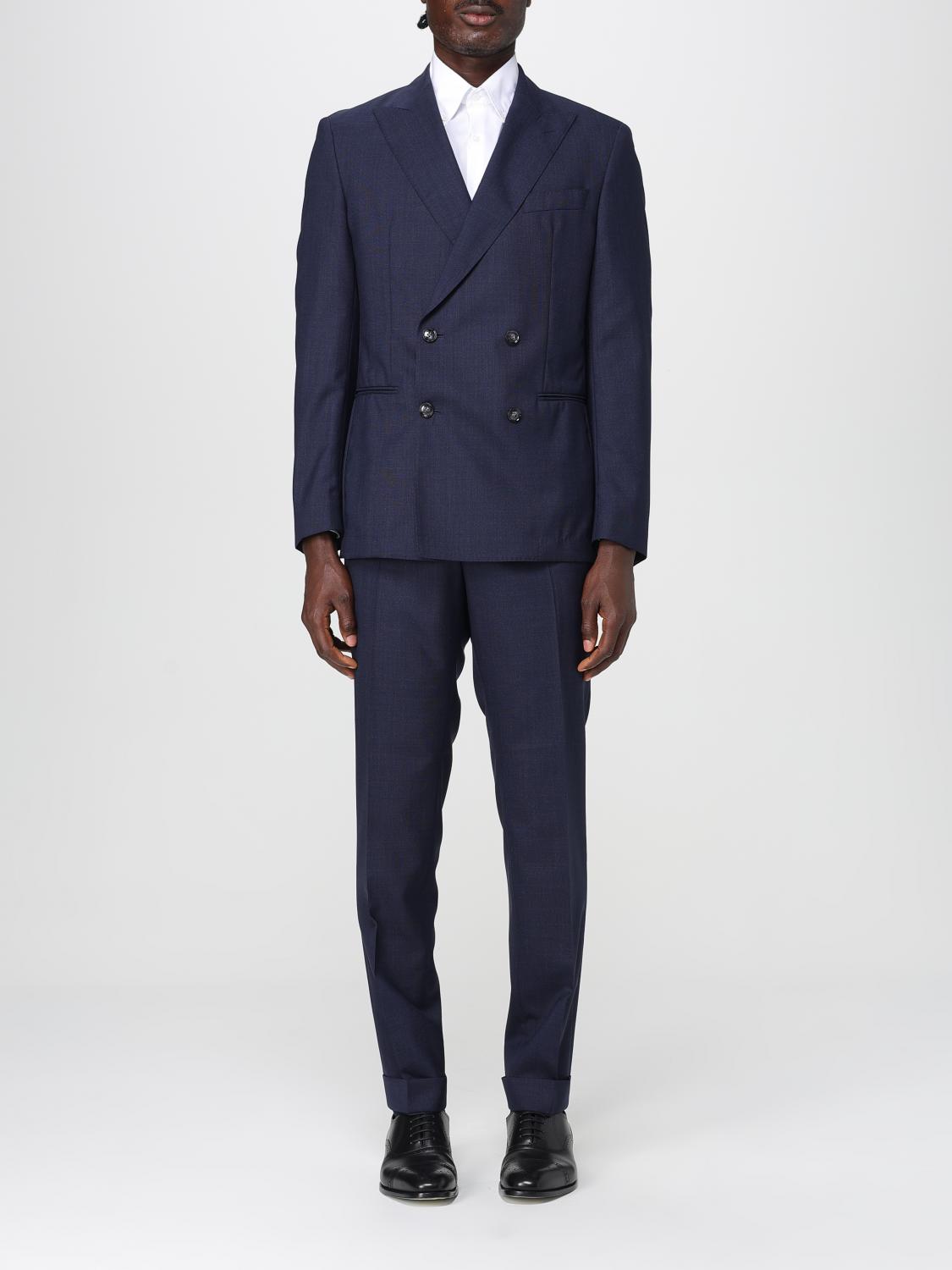 Boss Suit Men Blue