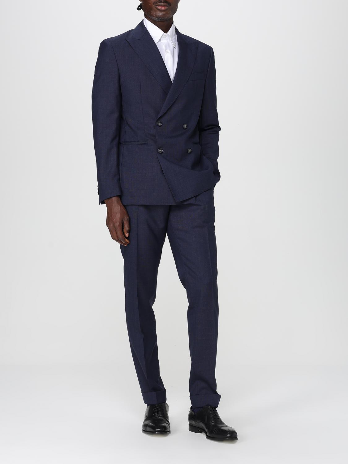 Boss Suit Men Blue