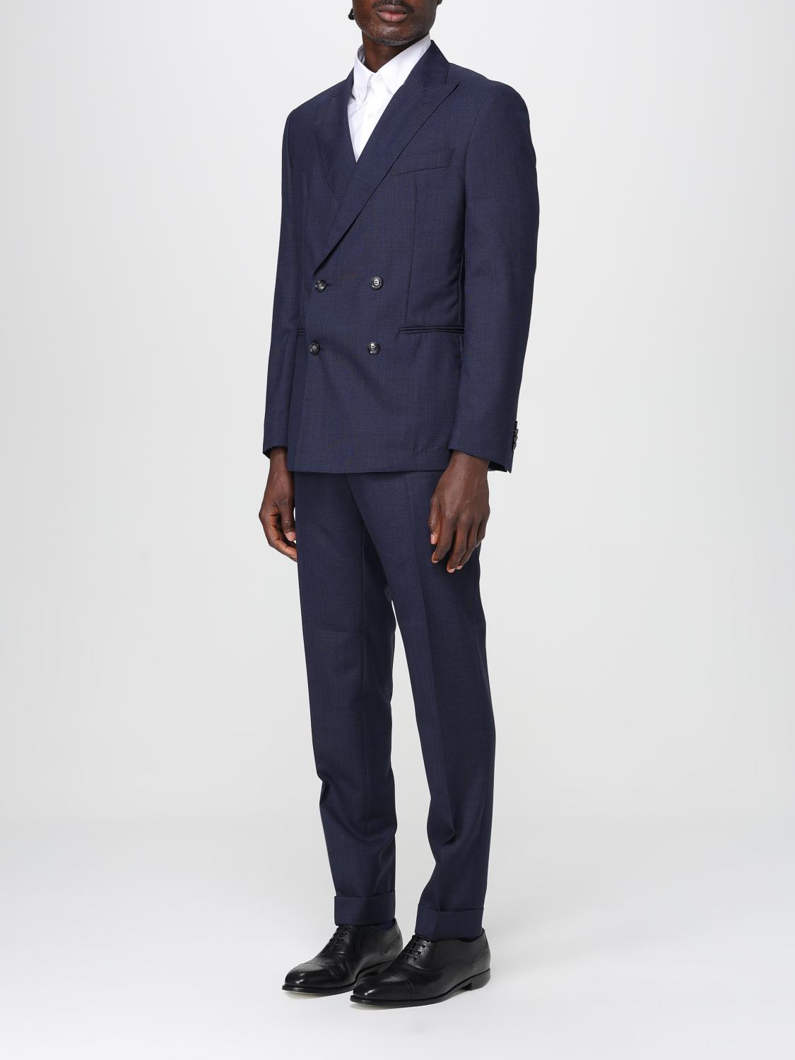 Boss Suit Men Blue