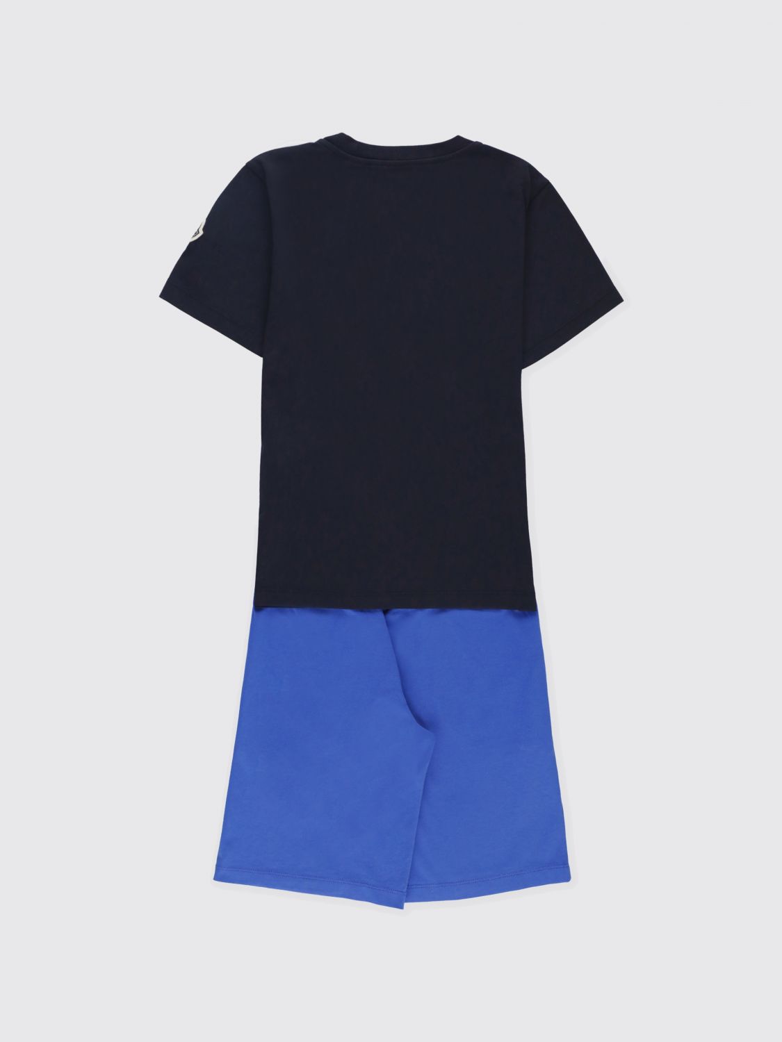 Moncler Clothing Set Kids Blue