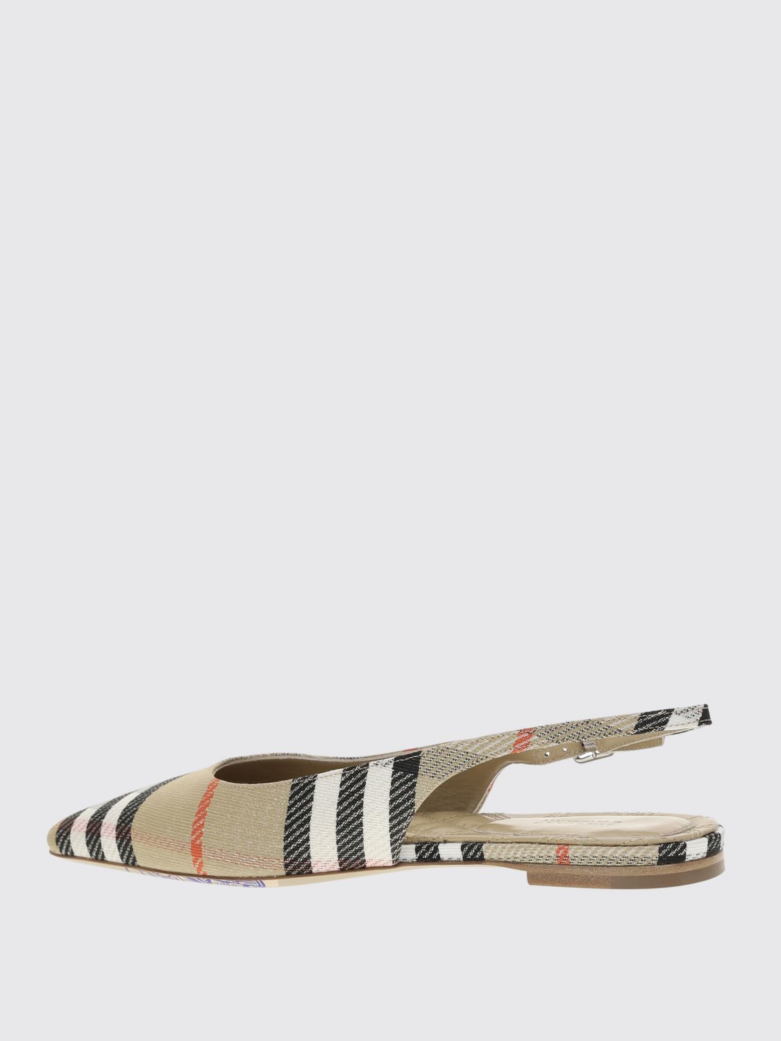 Burberry Ballet Flats Woman Sand