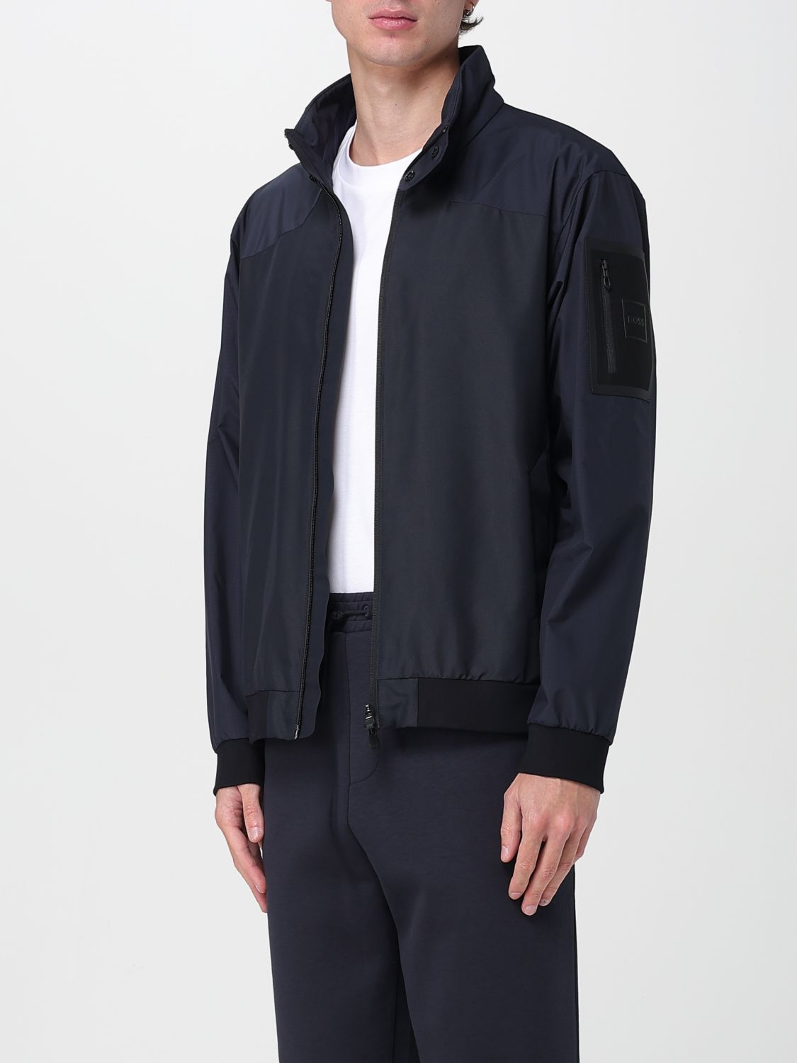 Boss Jacket Men Blue