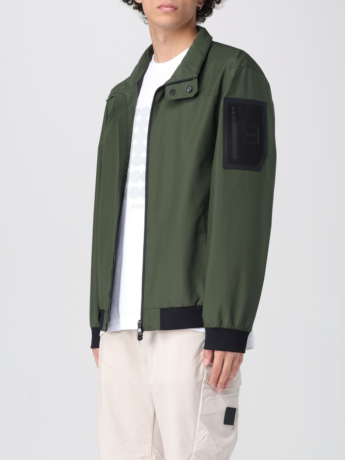 Boss Jacket Men Blue