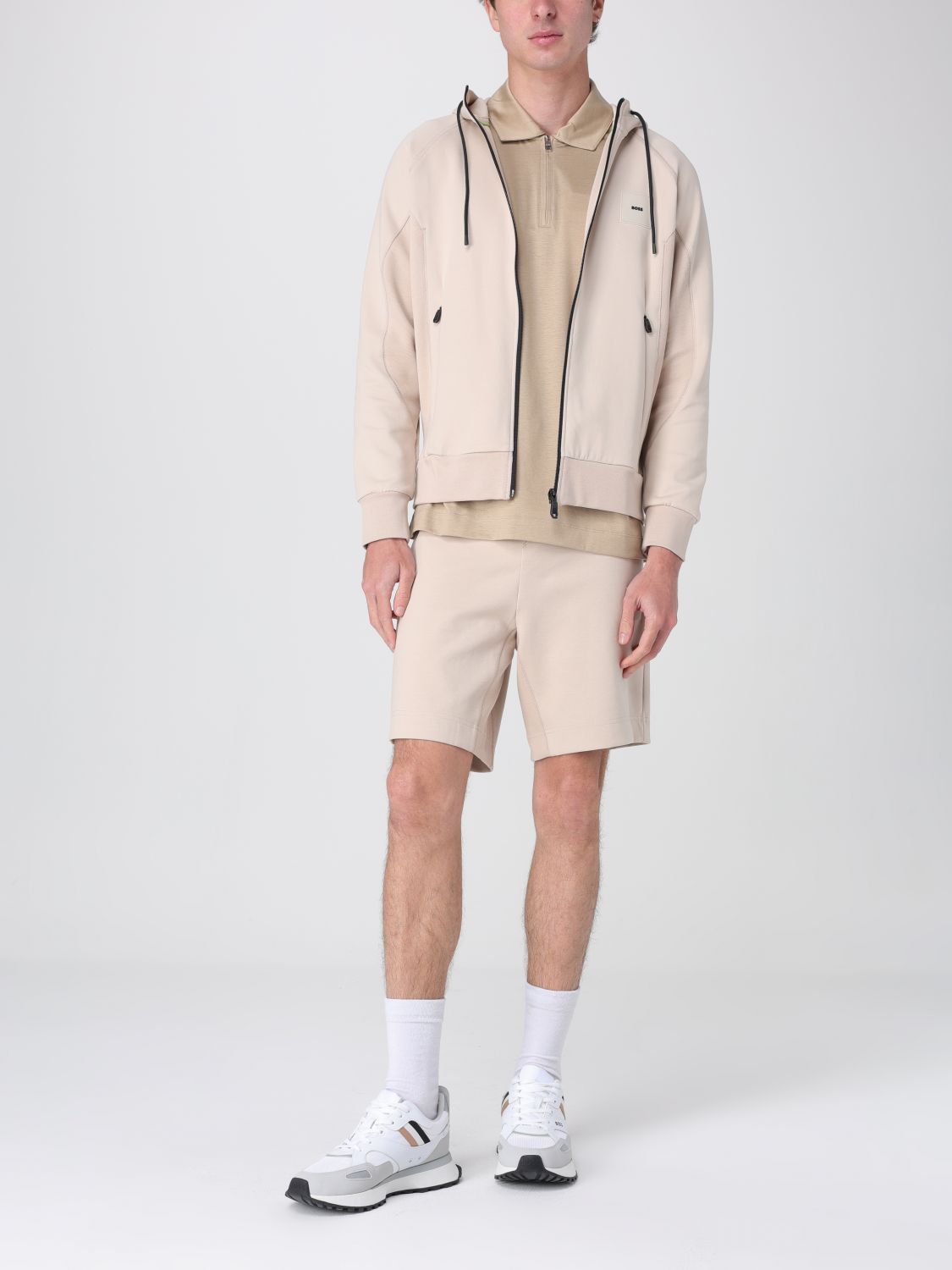 Boss Sweatshirt Men Beige