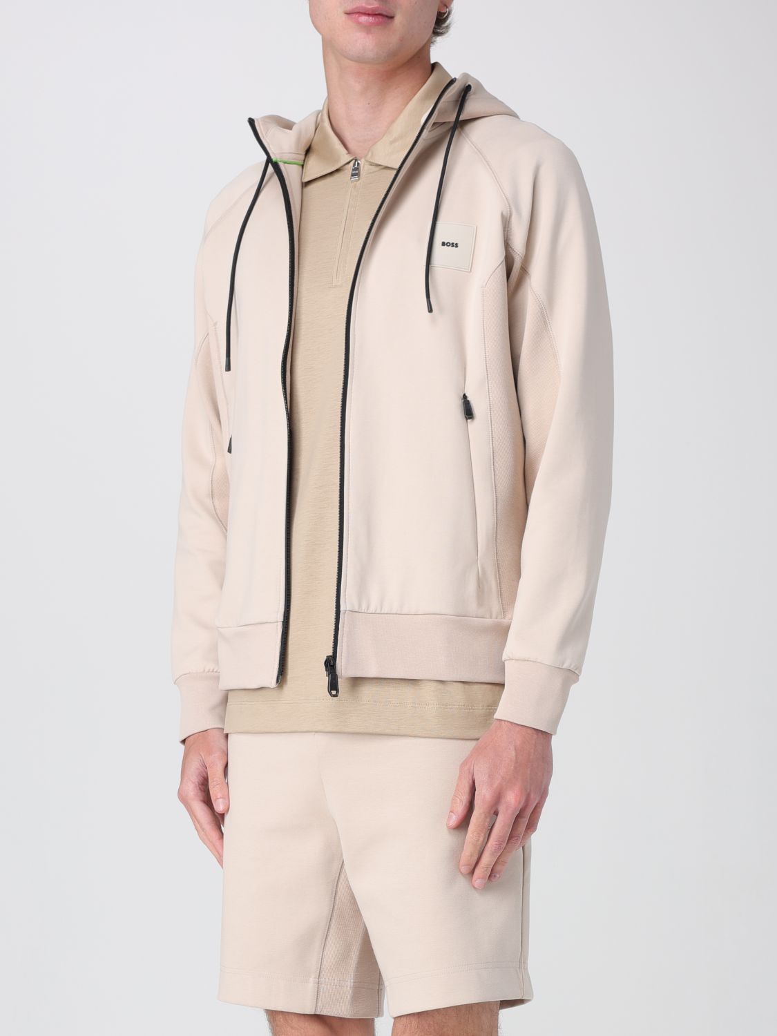 Boss Sweatshirt Men Beige