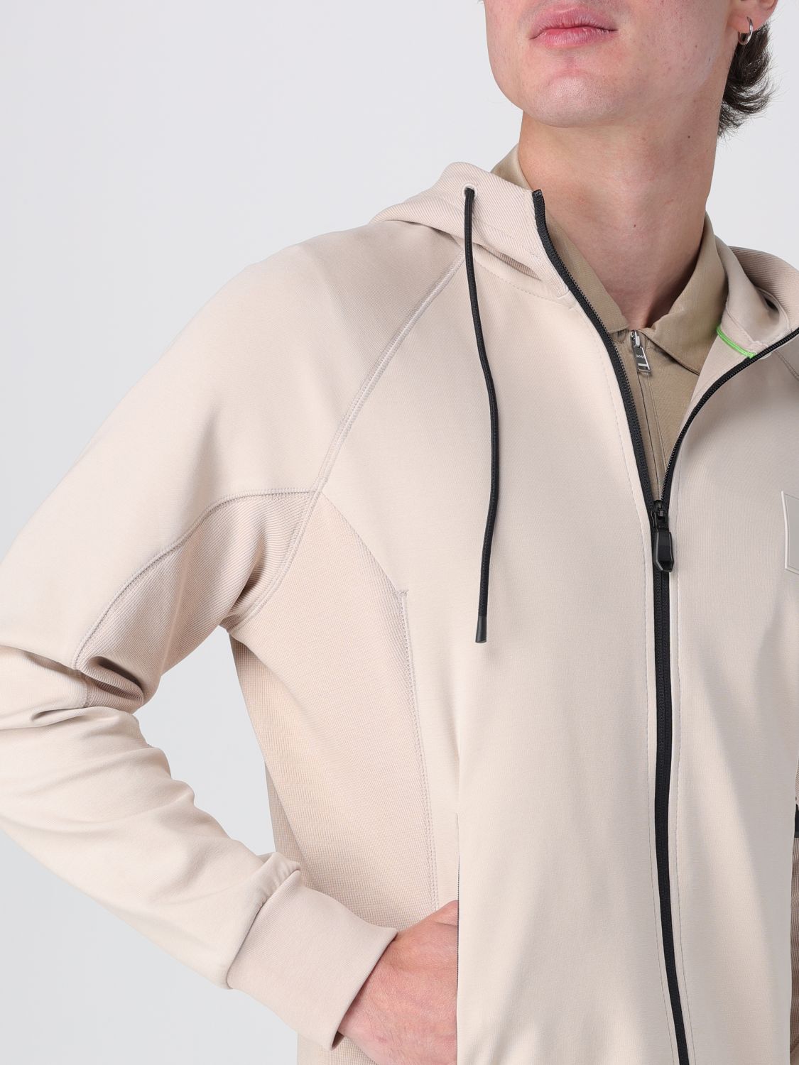Boss Sweatshirt Men Beige