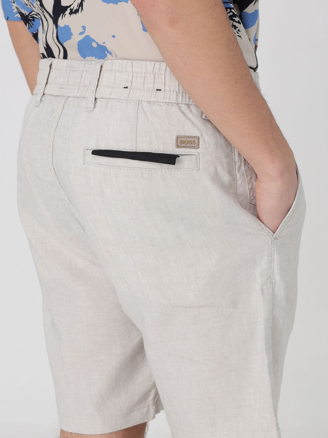 Boss Short Men Beige
