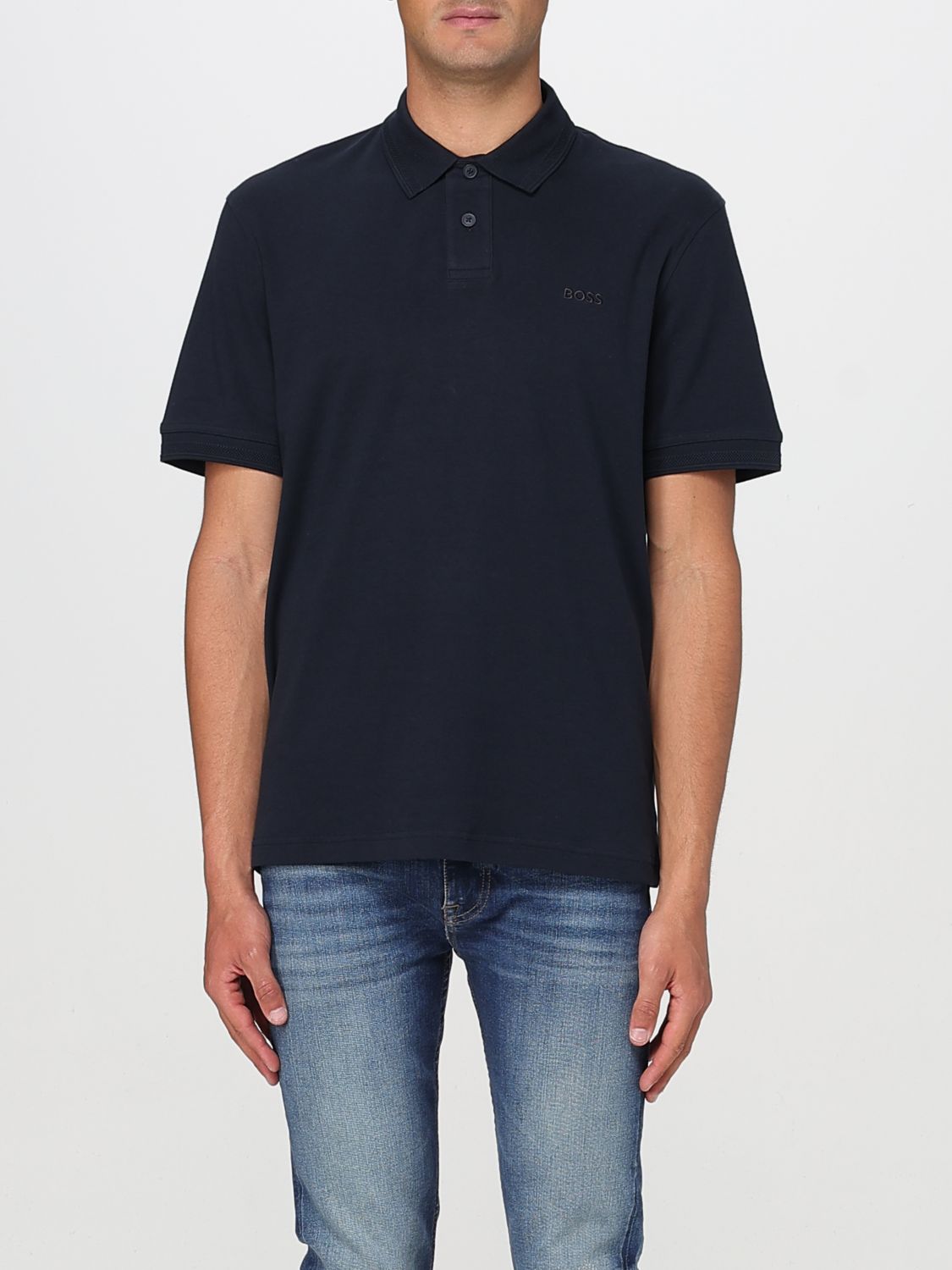Boss Polo Shirt Men Beige