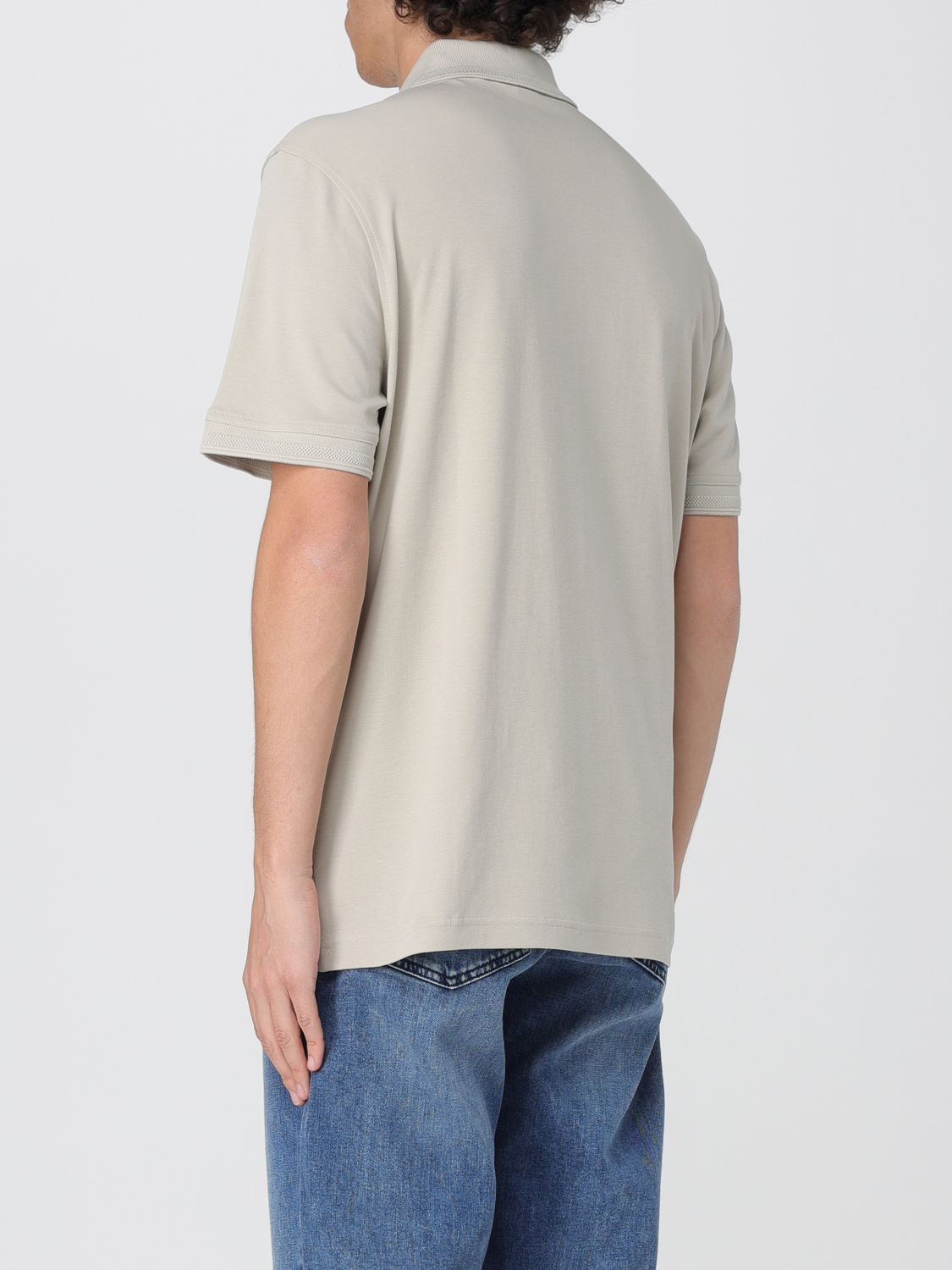 Boss Polo Shirt Men Beige