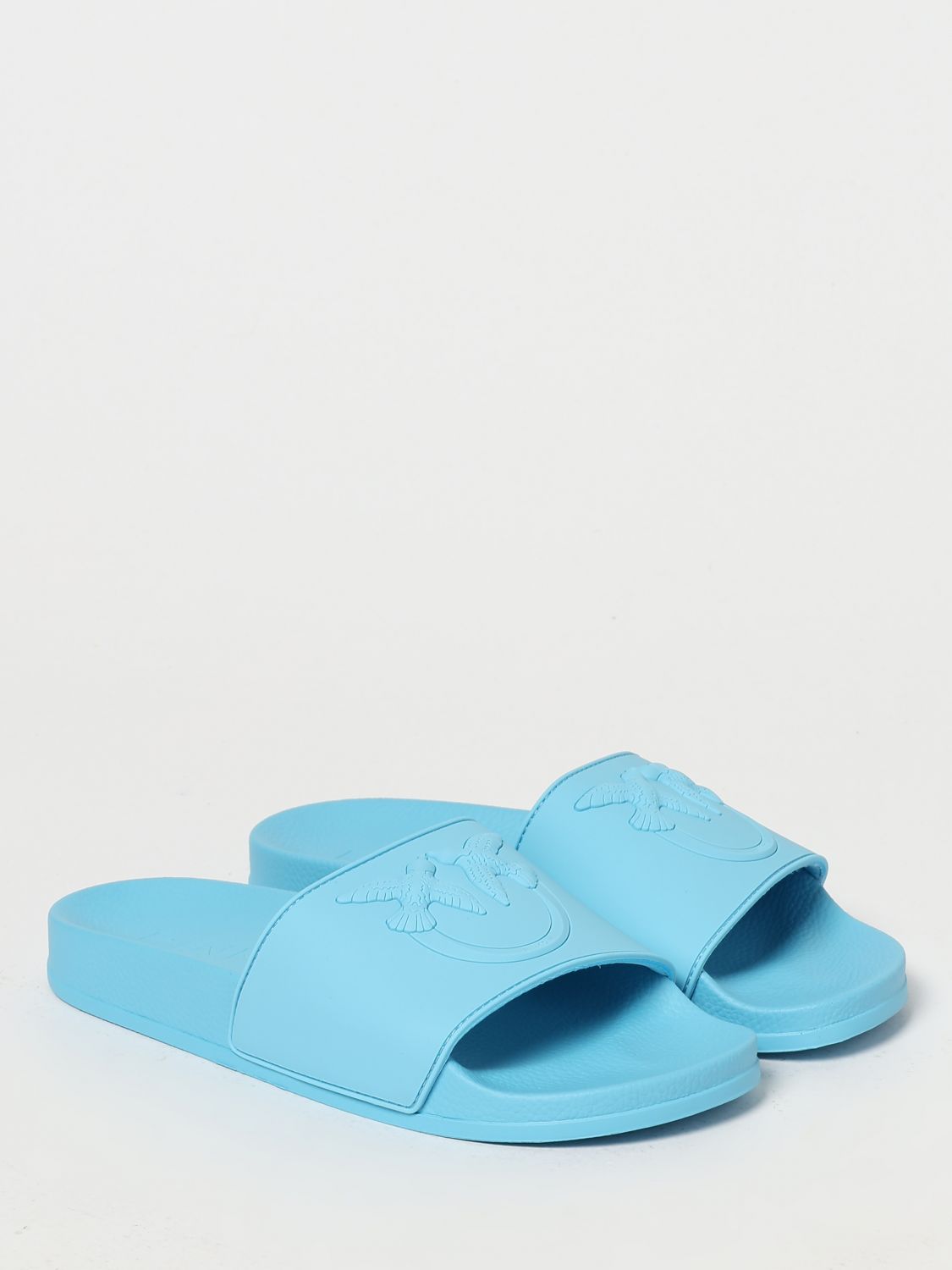 Pinko Flat Sandals Woman Blue