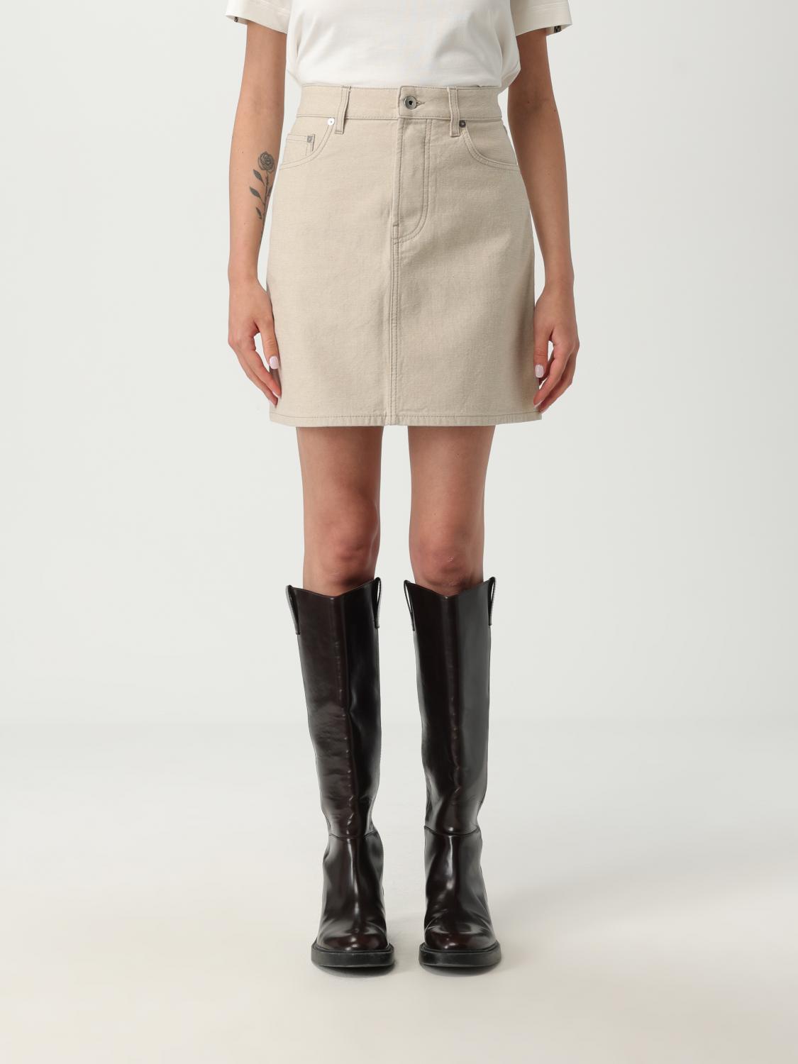 Burberry Skirt Woman Beige