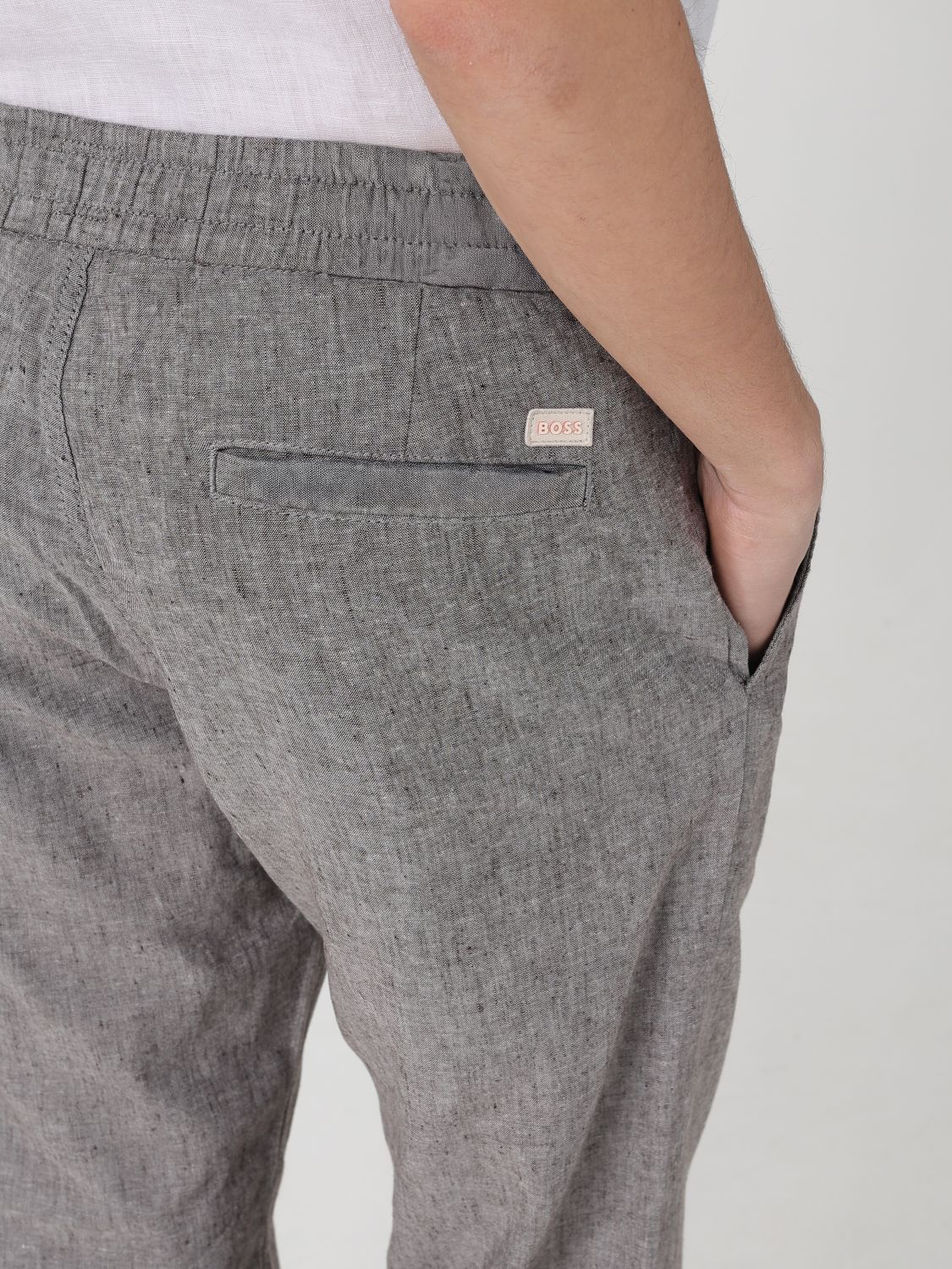 Boss Pants Men Brown