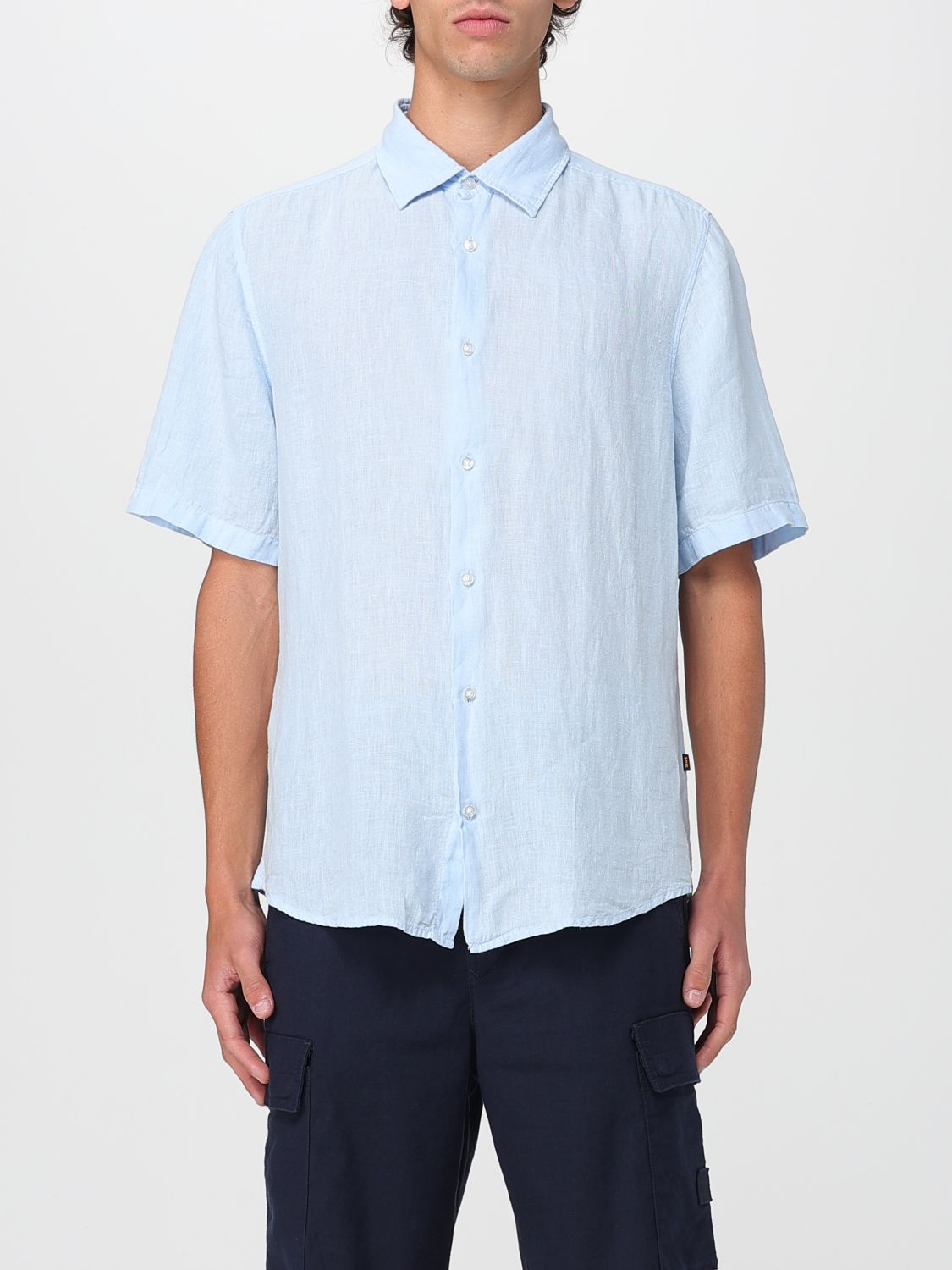 Boss Shirt Men Beige