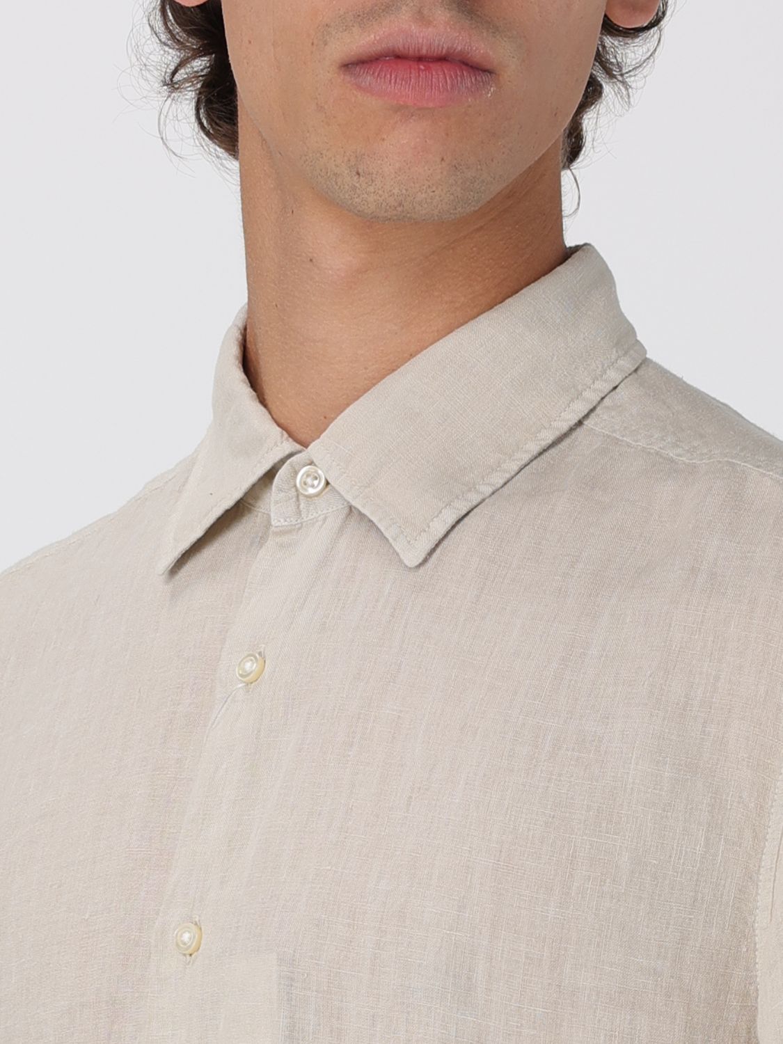 Boss Shirt Men Beige
