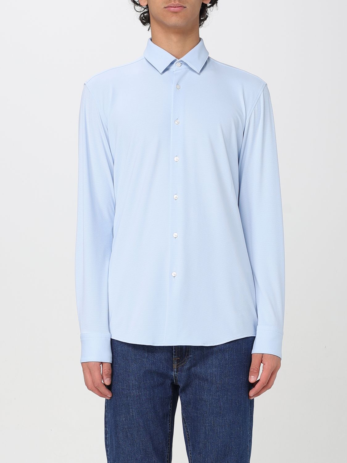 Boss Shirt Men Sky Blue