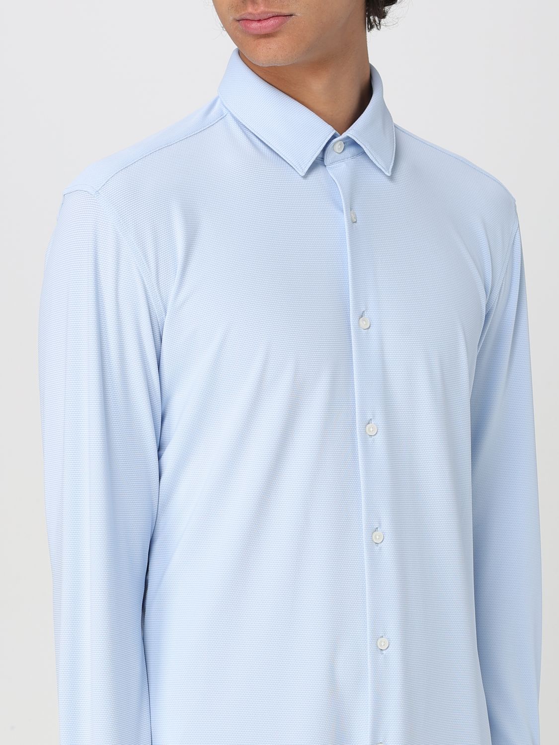 Boss Shirt Men Sky Blue